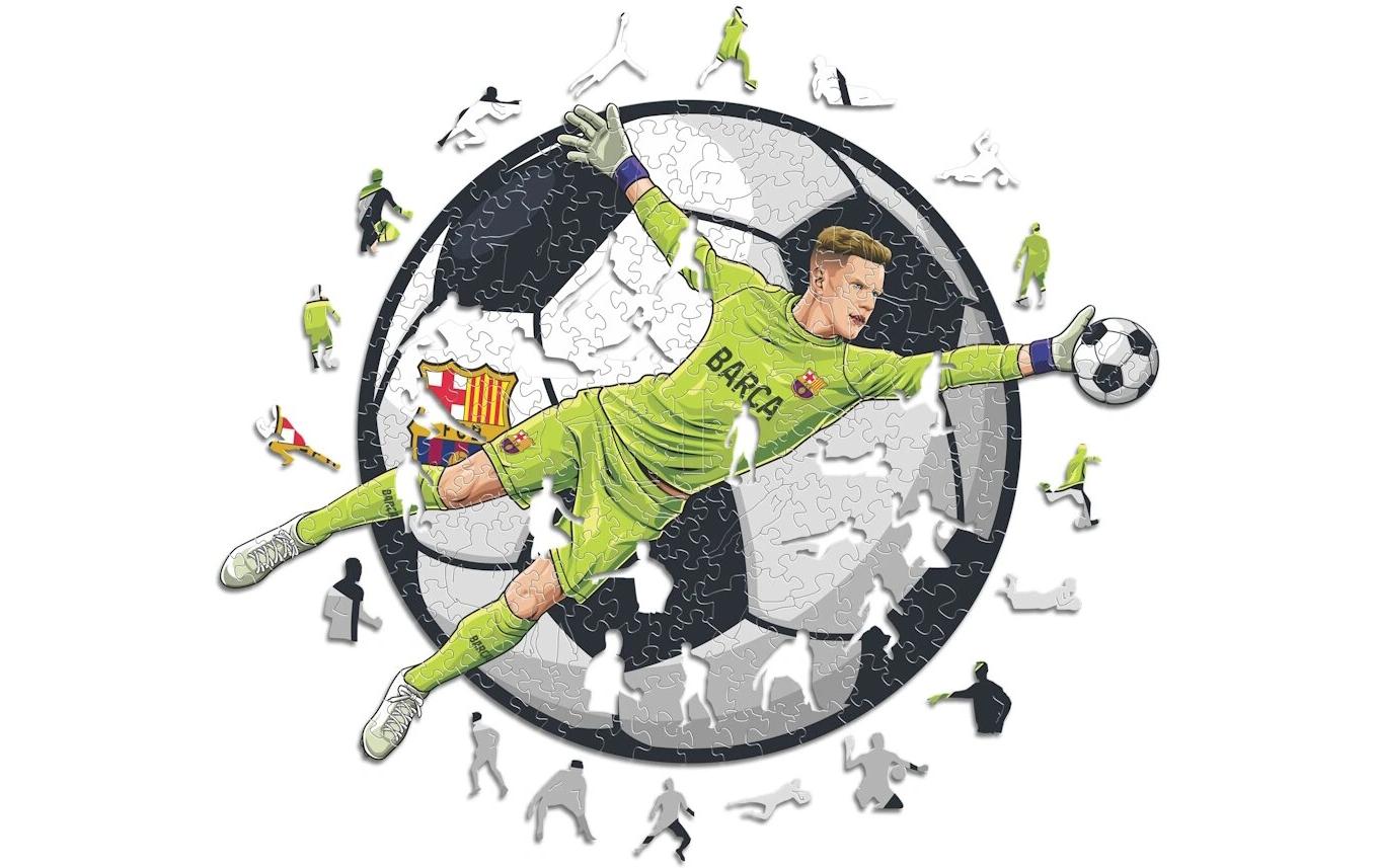 FC Barcelona - Ter Stegen Holz Puzzle Grösse M (270 Teile)