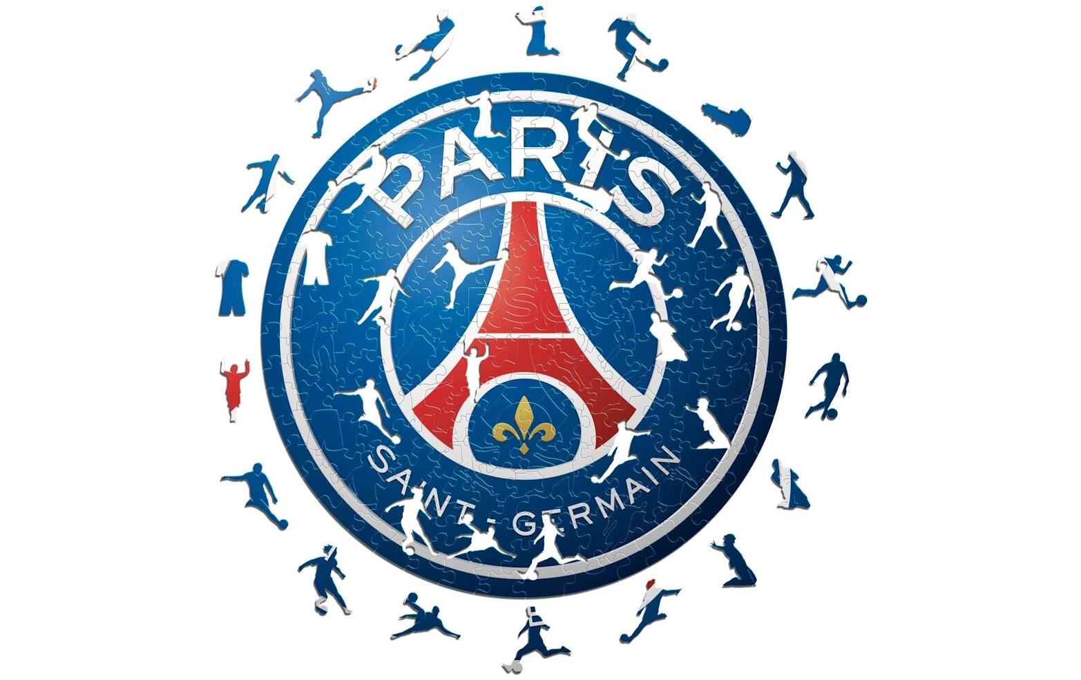 PSG FC - Logo Holz Puzzle Grösse M (270 Teile)