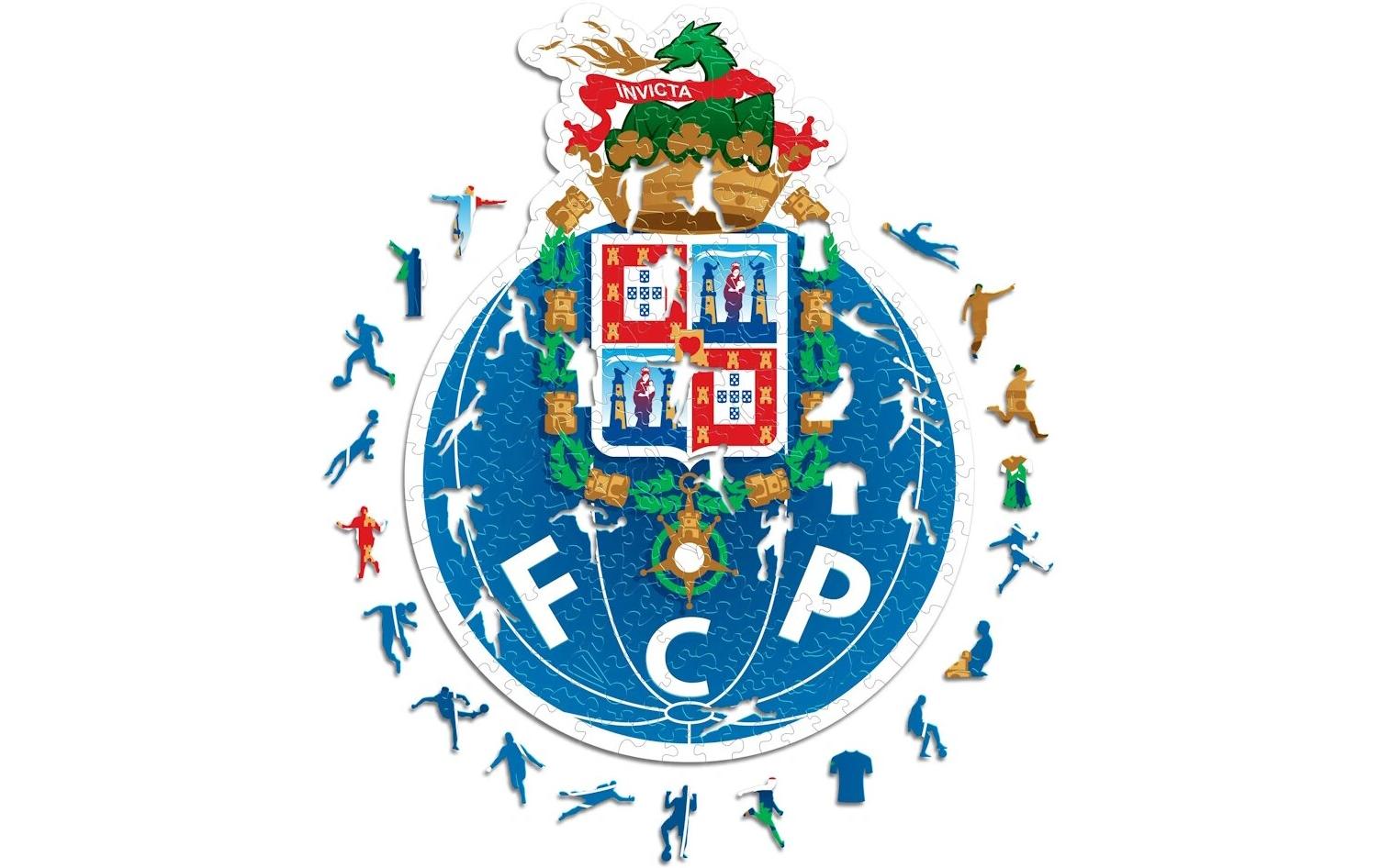 FC Porto - Logo Holz Puzzle Grösse M (270 Teile)