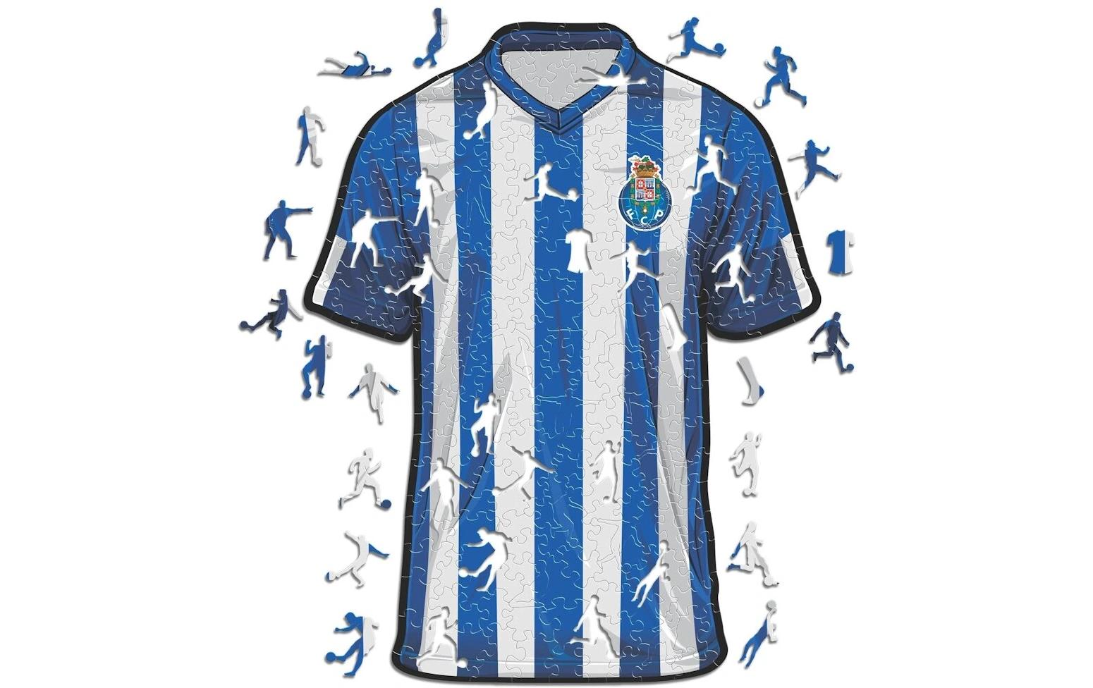 FC Porto - Trikot Holz Puzzle Grösse M (270 Teile)