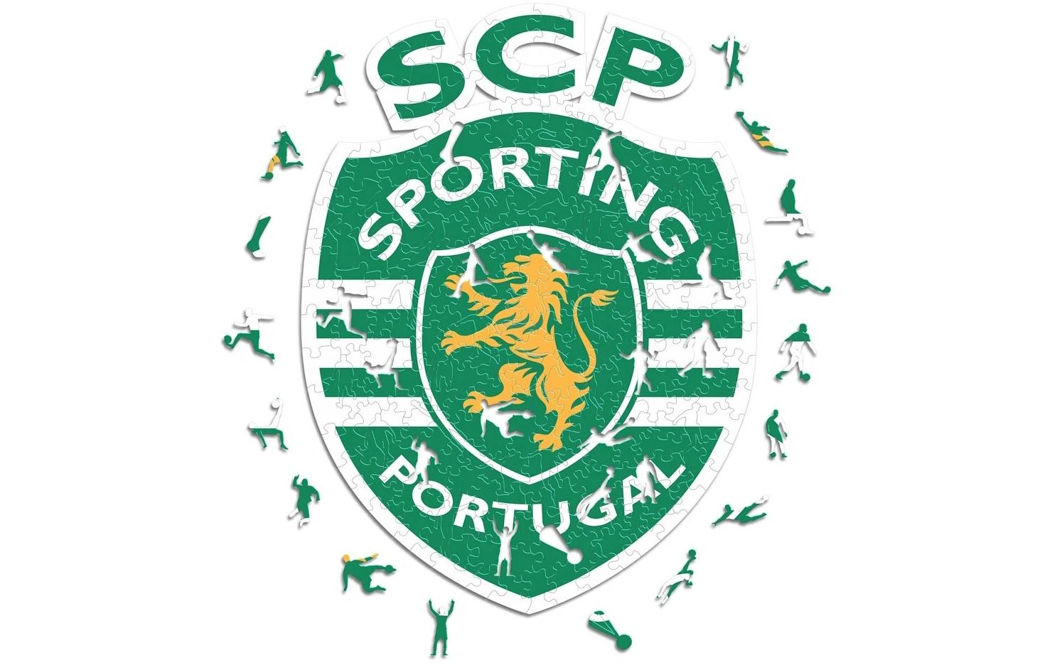 Sporting CP - Logo Holz Puzzle Grösse M (270 Teile)