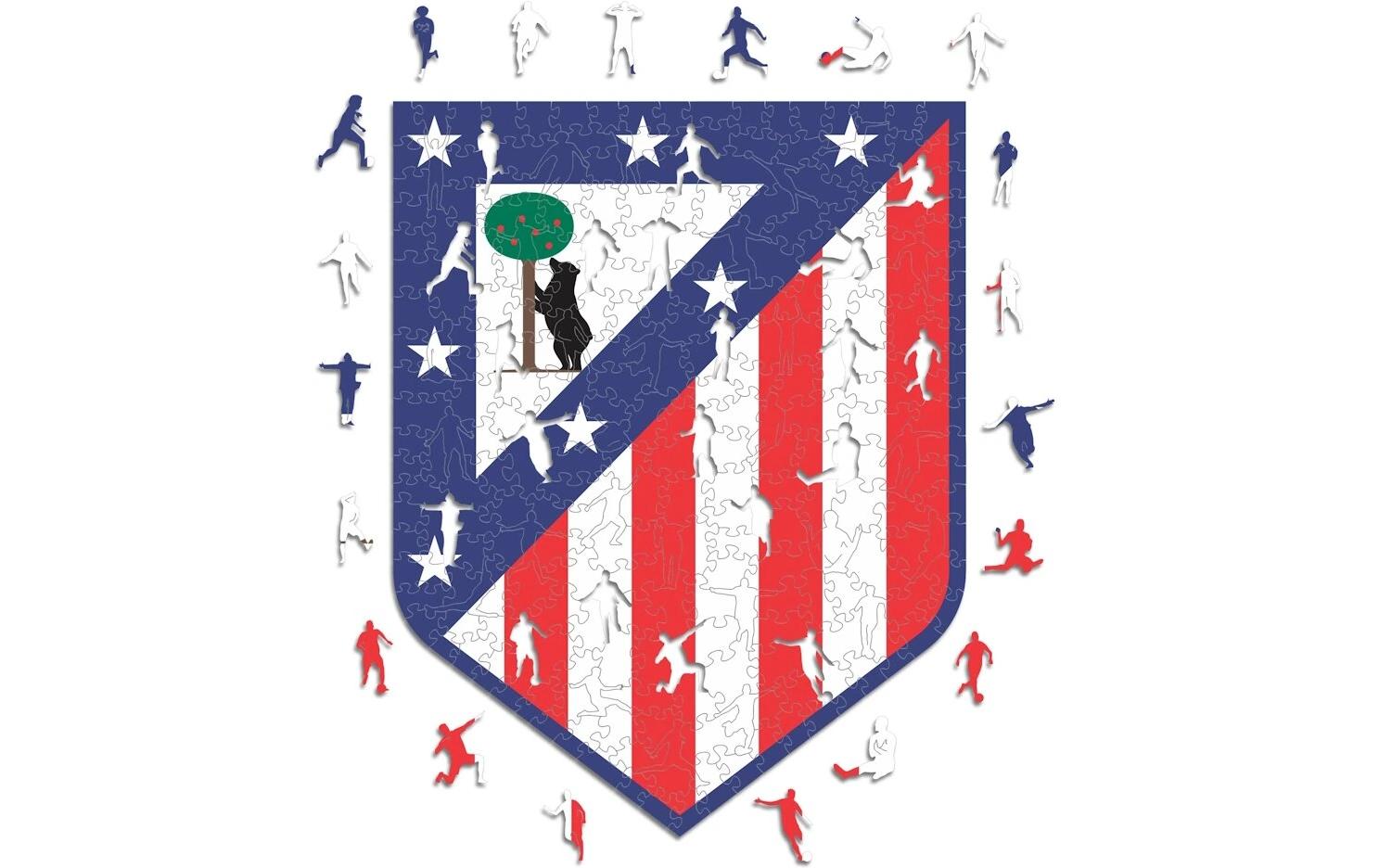 Atletico Madrid - Logo Holz Puzzle Grösse M (270 Teile)