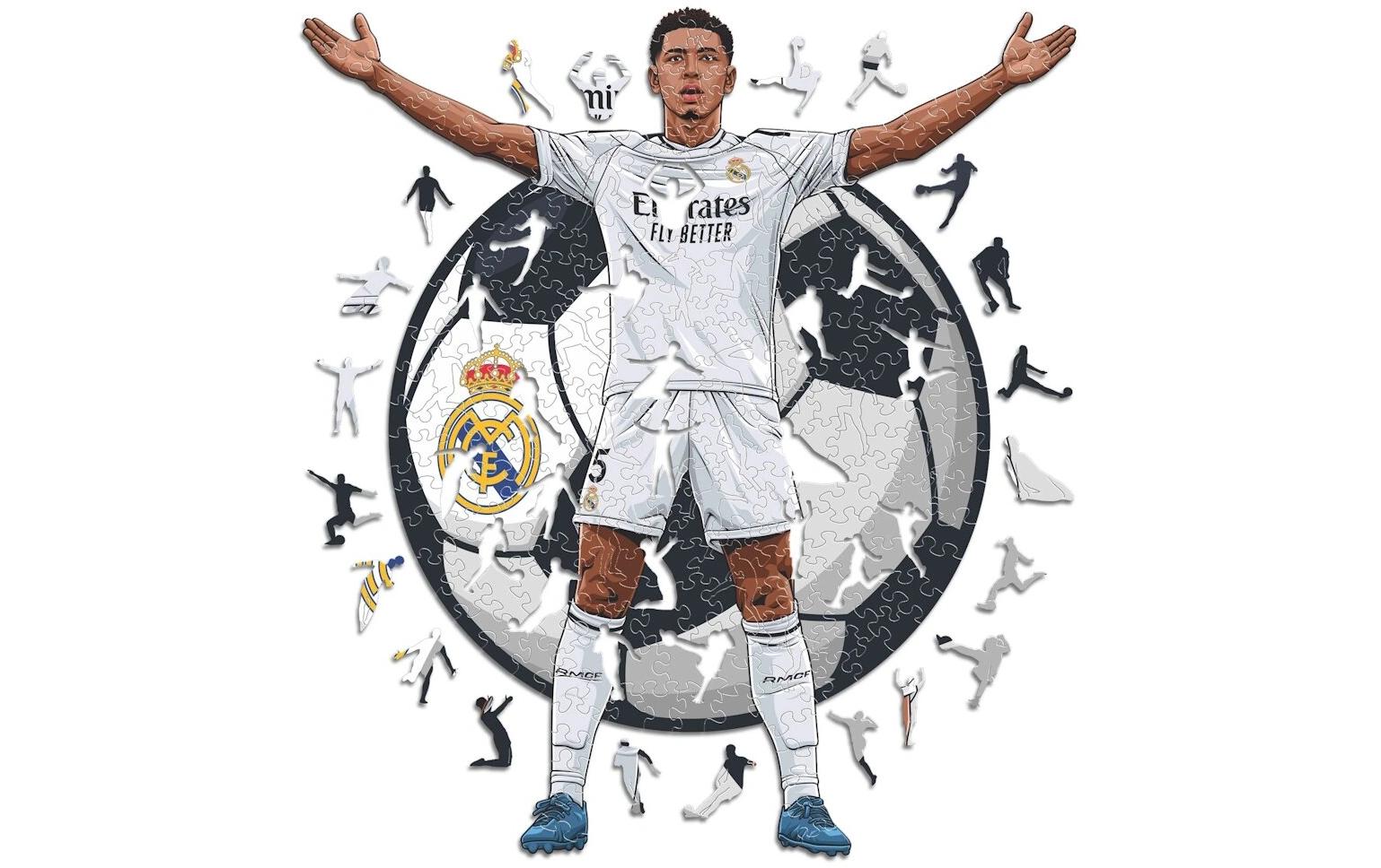 Jude Bellingham - Real Madrid Holz Puzzle Grösse M (270 Teile)