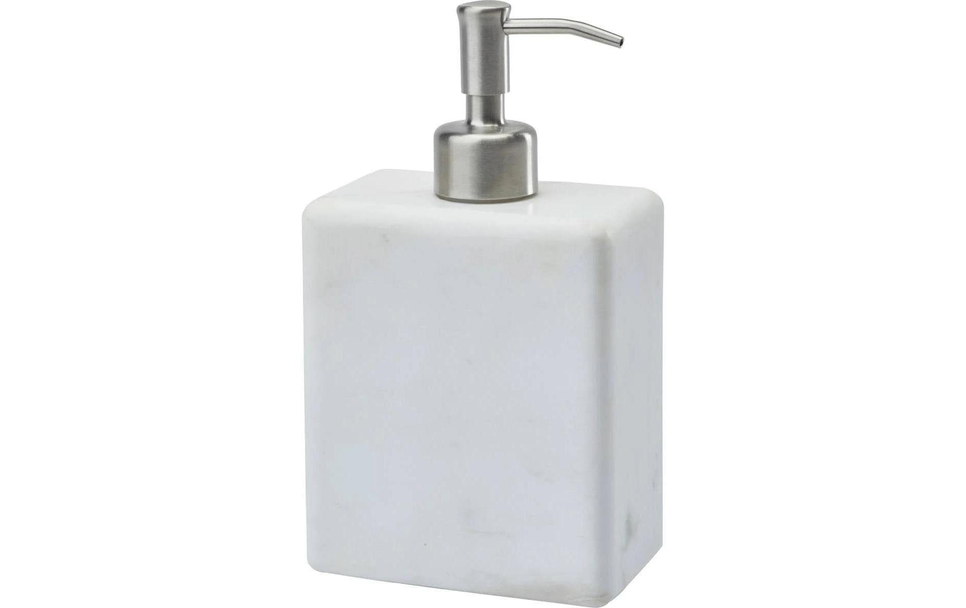 Aquanova Seifenspender Hammam, Naturstein 10x6x17.5 cm, Metall, Naturstein