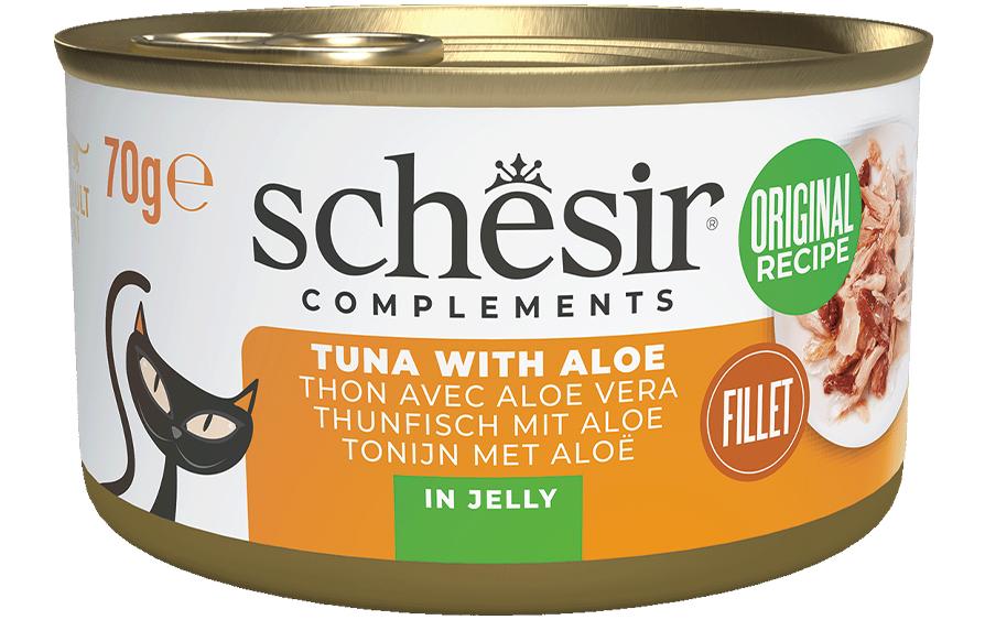 Schesir Cat Thunfisch, Aloe Gelée 70g