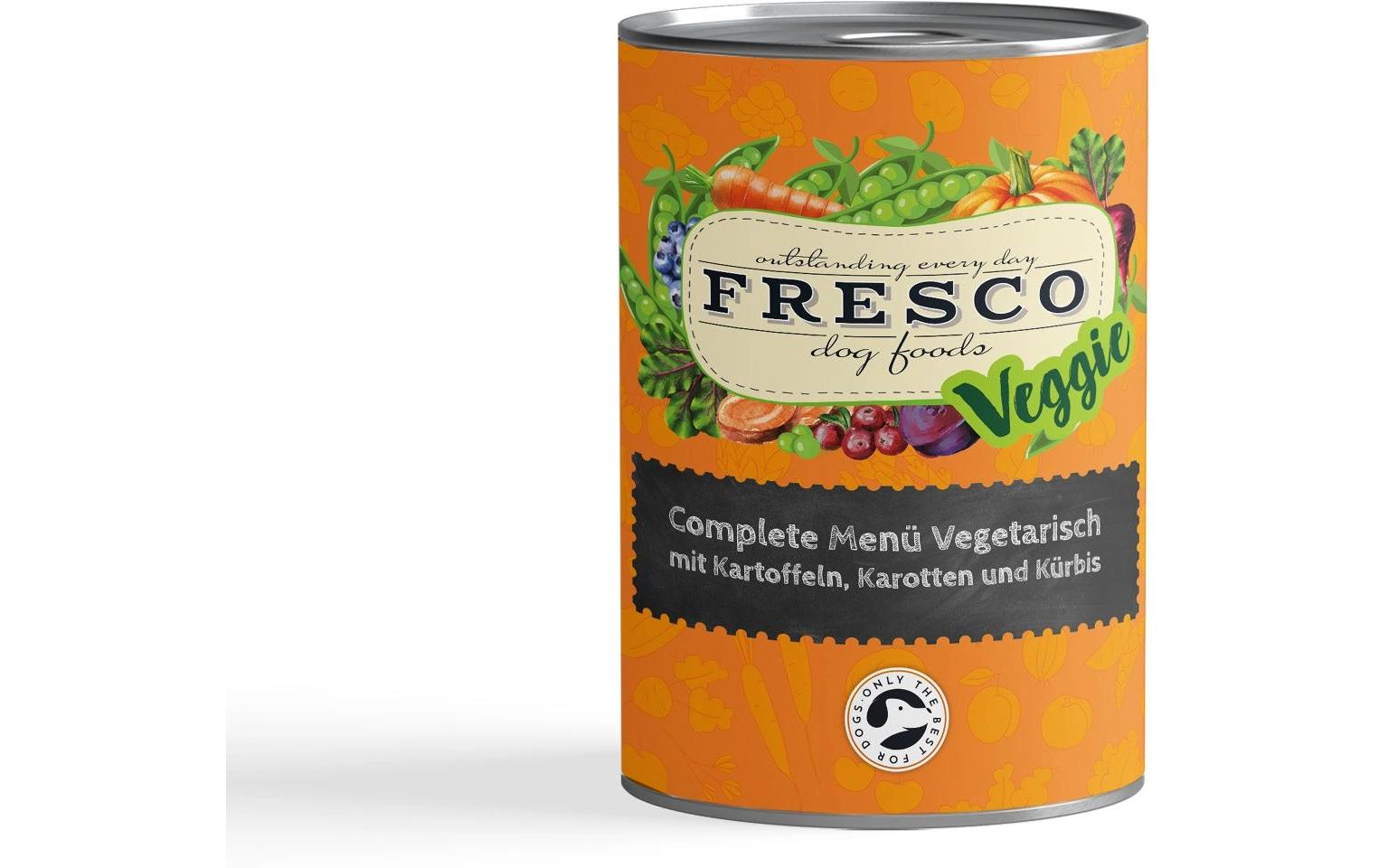 Fresco Nassfutter Complete Plus Vegetarisch Kartoffeln, Karotten, Kürbis 400g