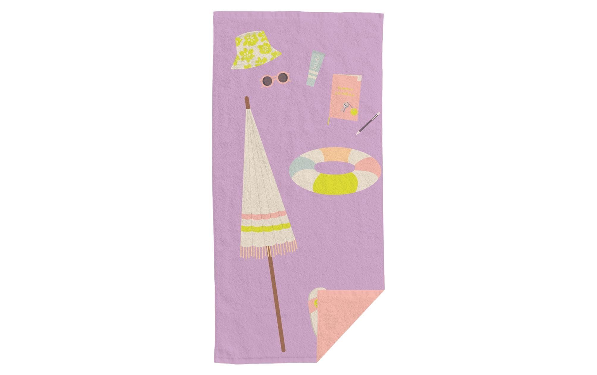 ChicMic Strandtuch - Beach Day 90x180cm, 100% Bio Baumwolle, 2 Seiten