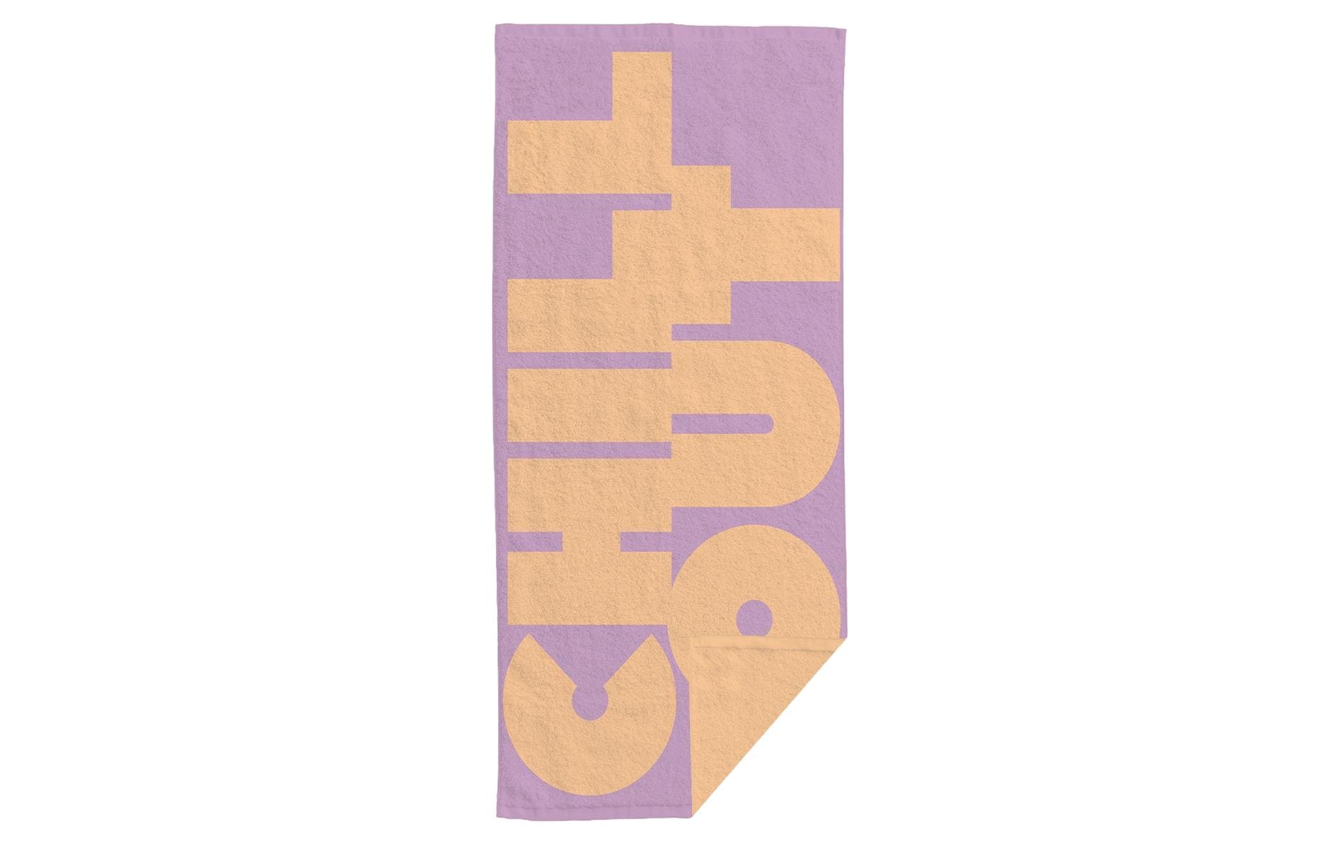 ChicMic Strandtuch - Chill out 90x180cm, 100% Bio Baumwolle, 2 Seiten