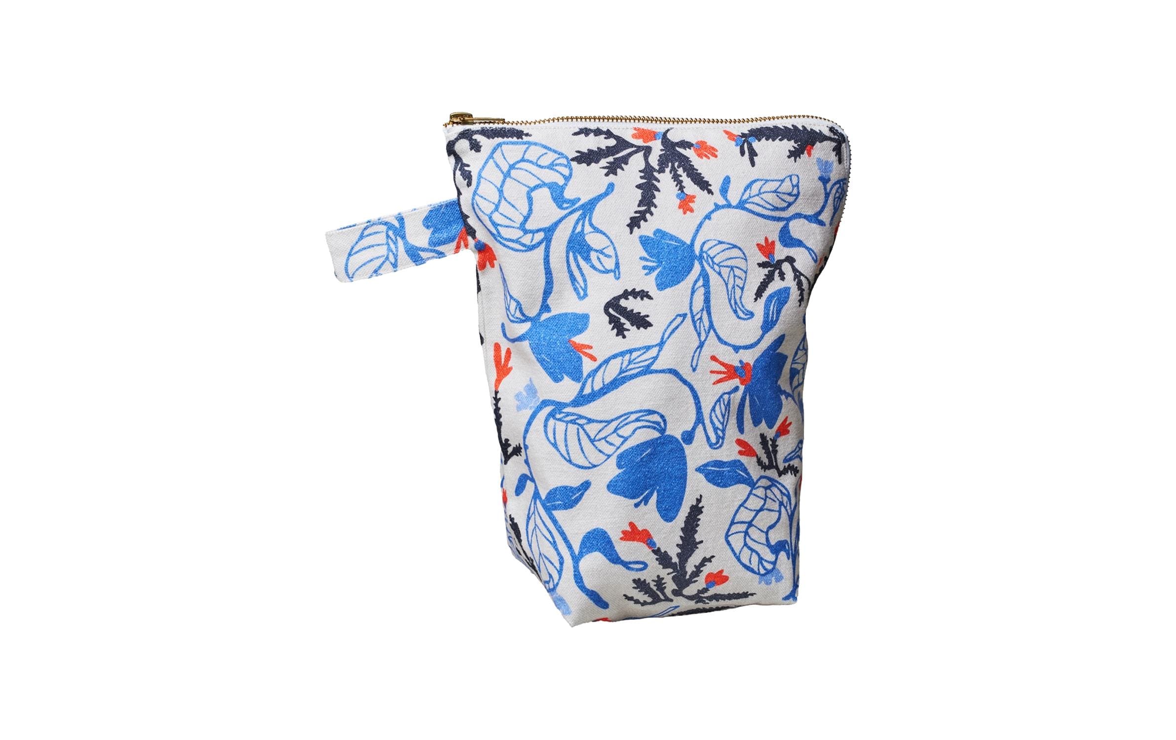 ChicMic Cotton Beutel-Black fern 22.5x26.5x10cm, 100% Bio Baumwolle