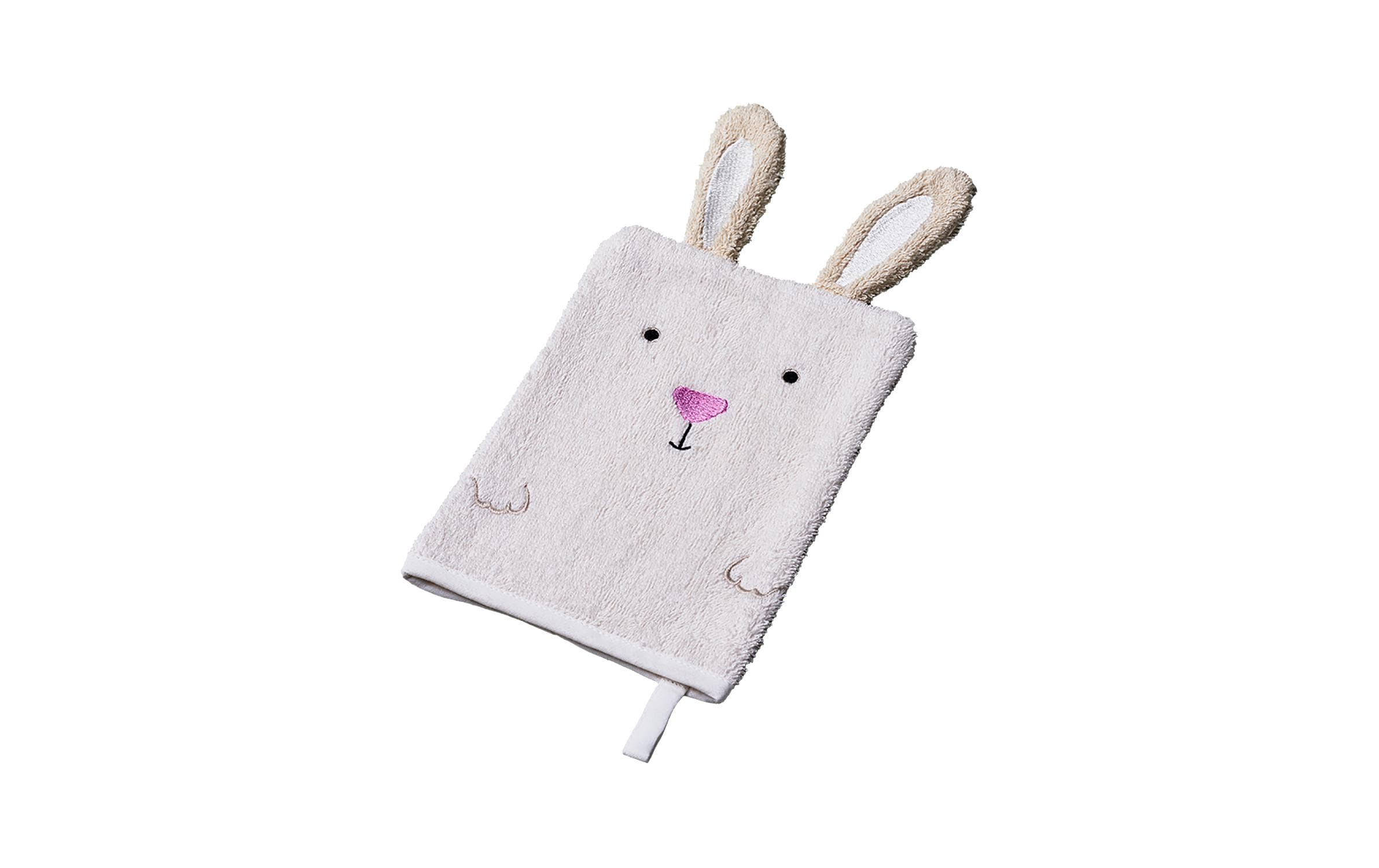 ChicMic Kinder Waschhandschuh-Rabbit 15x23cm, 100% Bio Baumwolle