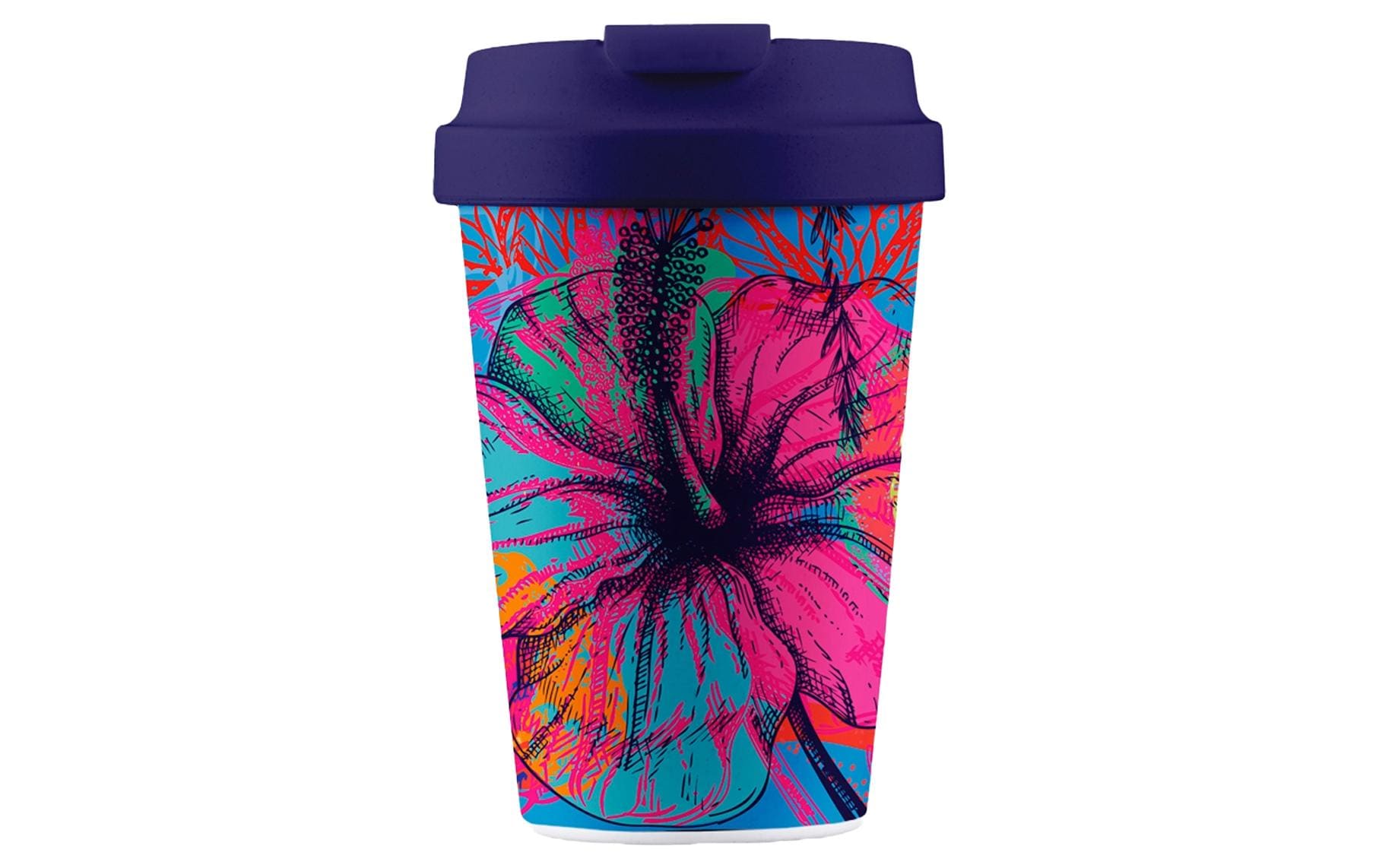 bioloco Kaffeebe. Easy C.-Psychdelic garden 350ml, wiederverschliessbarer Deckel