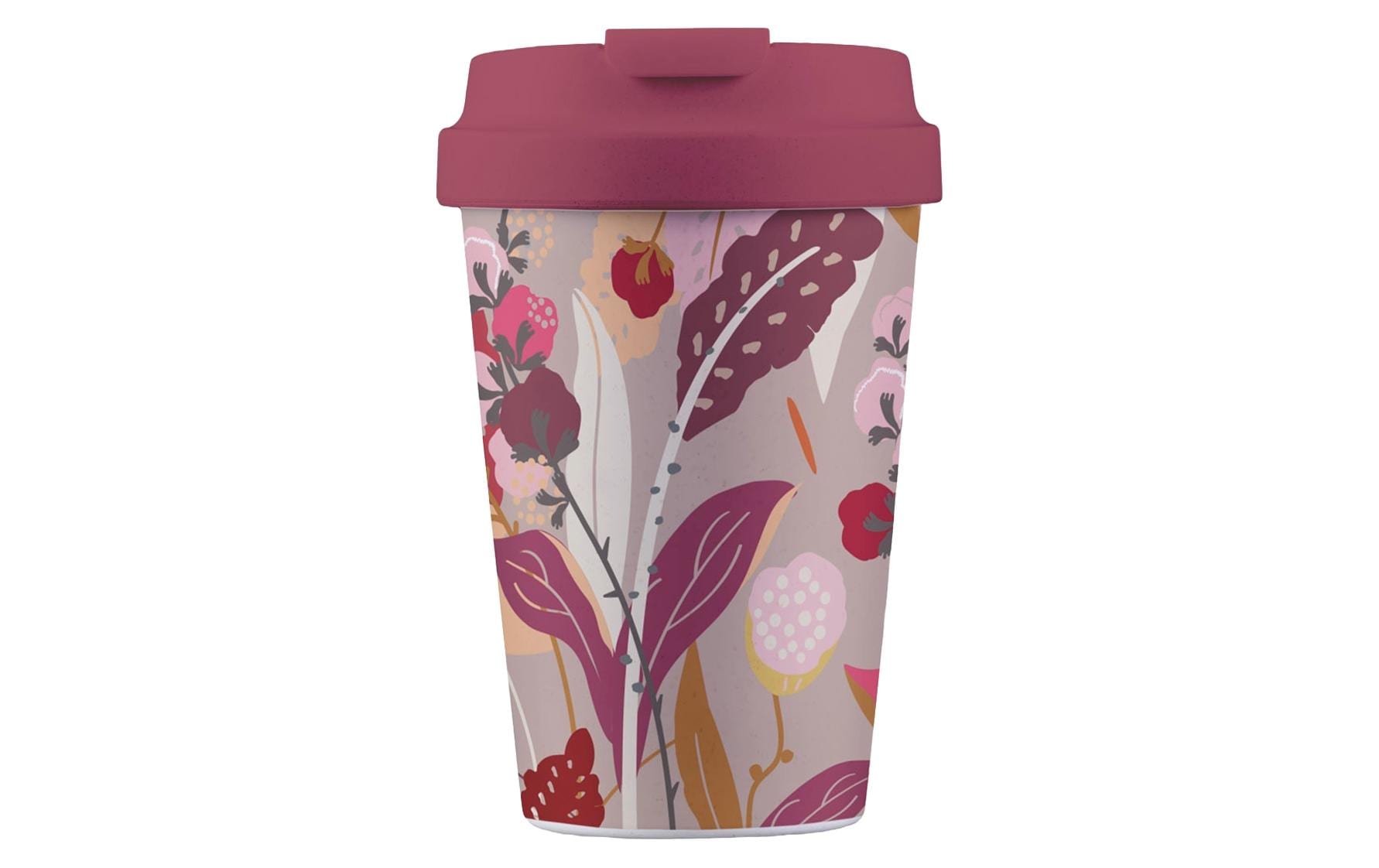 bioloco Kaffeebe. Easy Cup-Wild flowers 350ml, wiederverschliessbarer Deckel