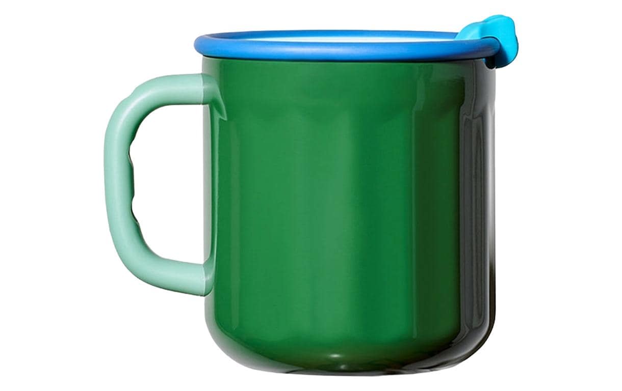 bioloco Thermobecher explorer-Lake 450ml,recycl. Edelstahl, TPR-Deckel