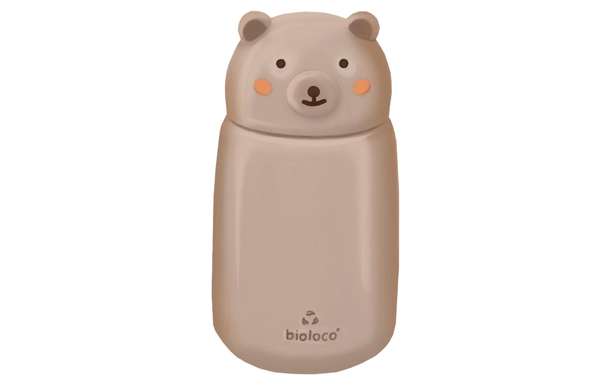bioloco Thermos Kinderflasche - Bear 320ml , Edelstahl