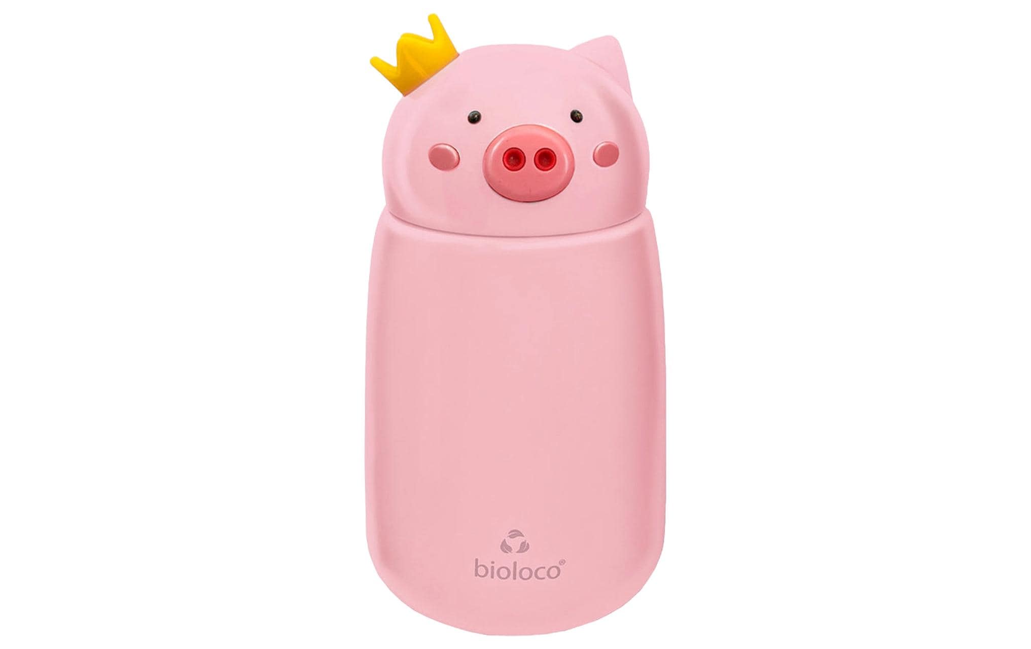 bioloco Thermos Kinderflasche - Piglet 320ml , Edelstahl