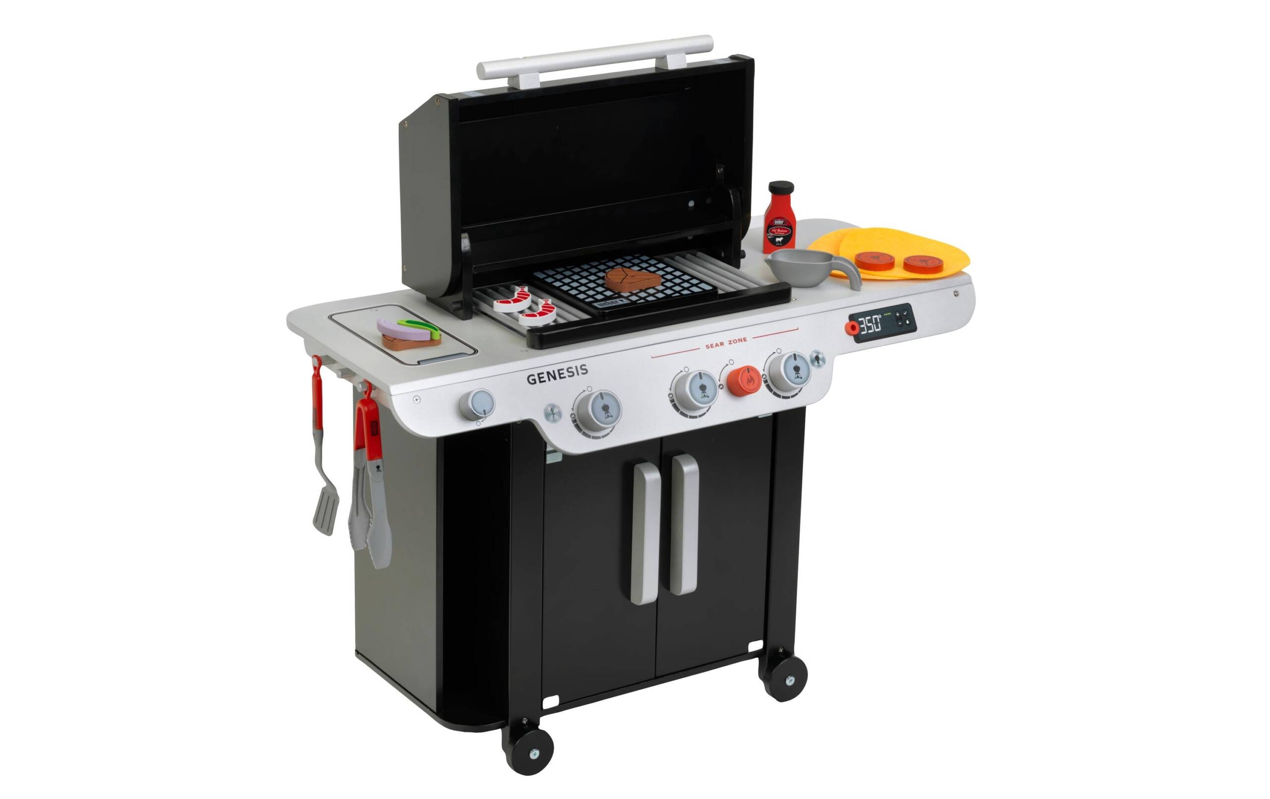 Klein-Toys Weber Genesis Grill Holz