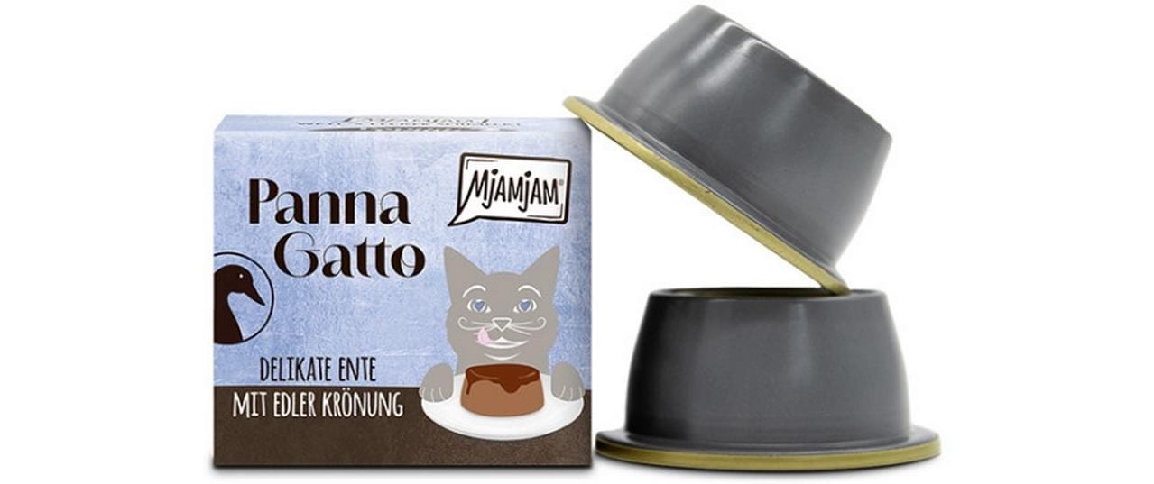 Mjamjam Cat Panna Gatto Ente 2x80g