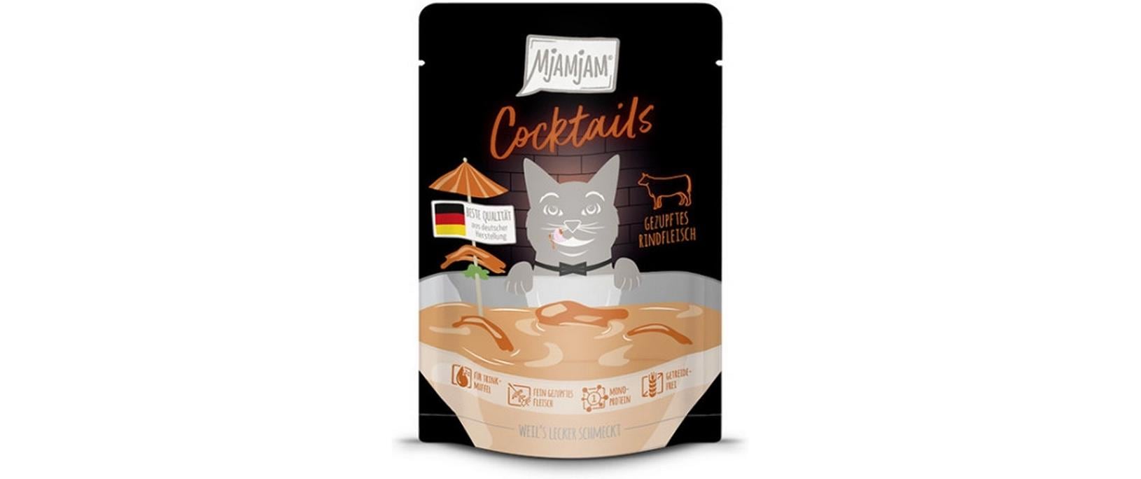 Mjamjam Cat Cocktail Rindfleisch 40g – Bild 2