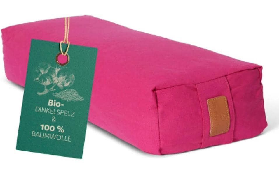 DoYourYoga Yogabolster Paravati Rechteck pink Dinkelspelz