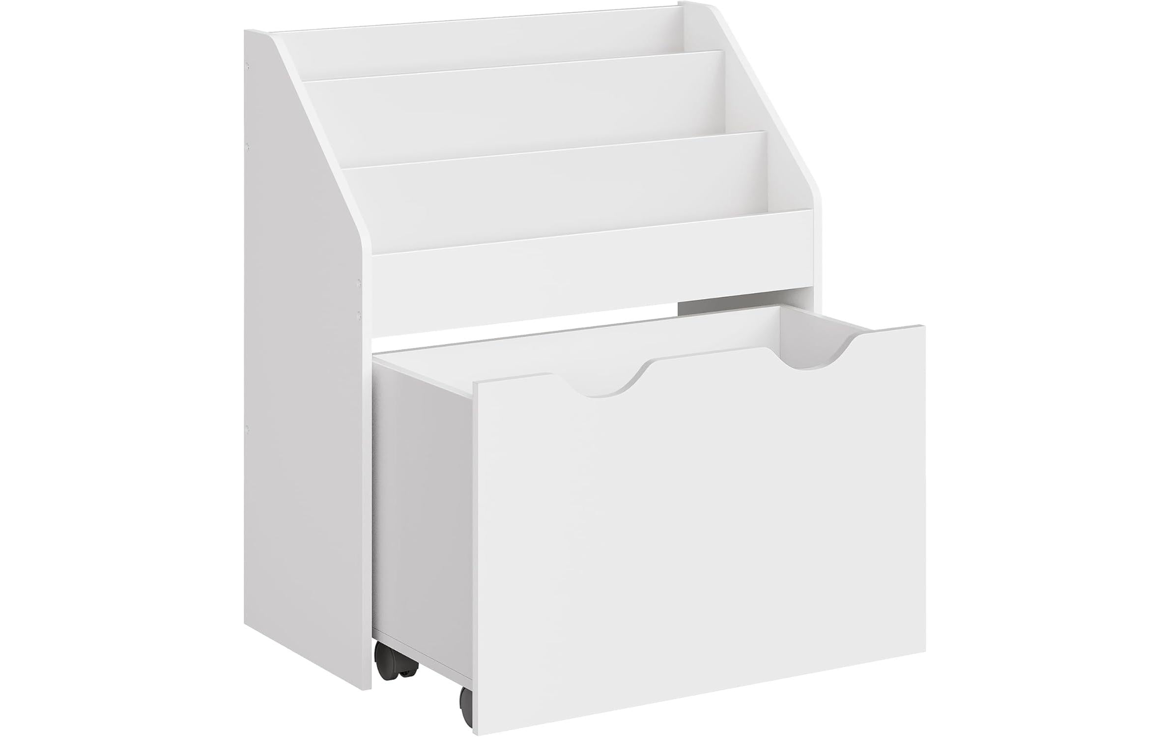 Songmics Regal für Bücher mit Schublade 62.5x29.5x70.2 cm (LxBxH), Holz