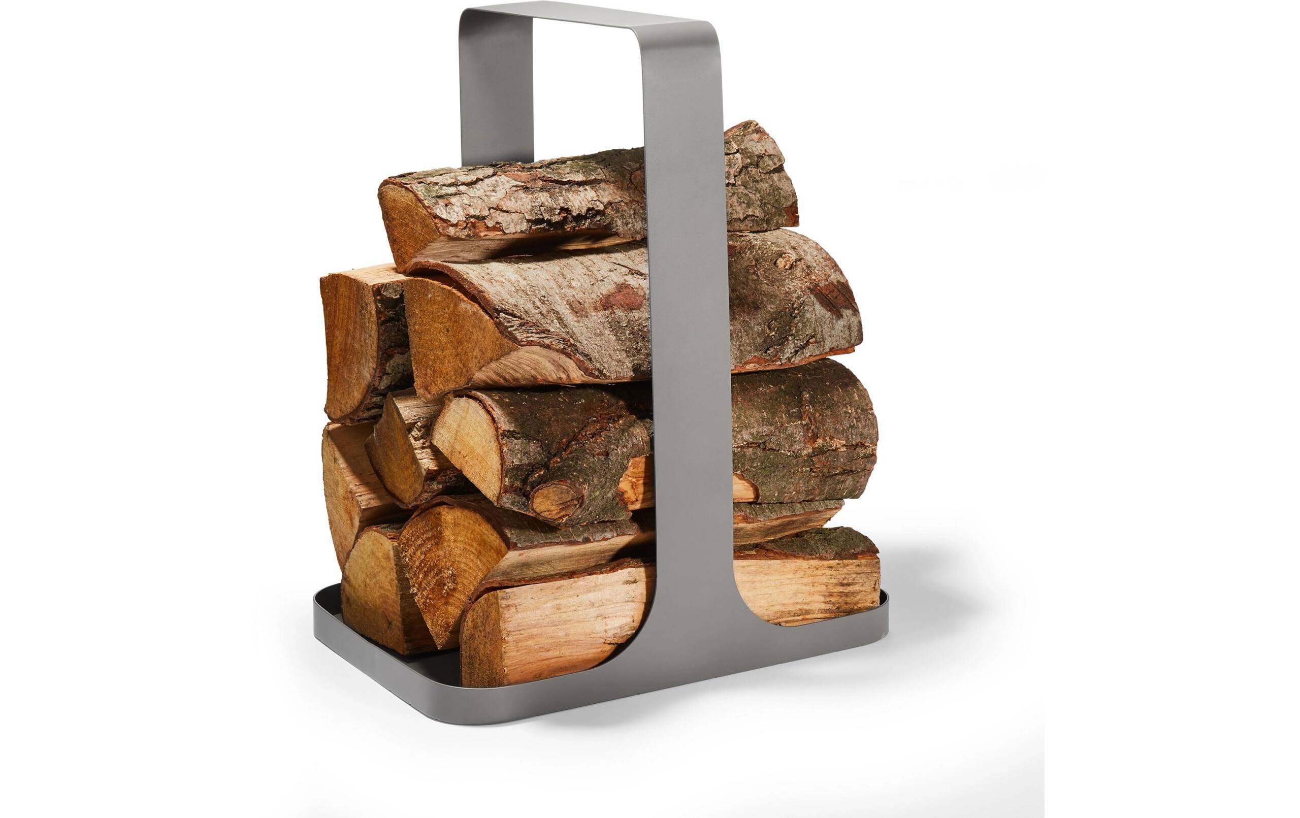 PHILIPPI Kaminholzkorb Log Metall 36x26x44 grau