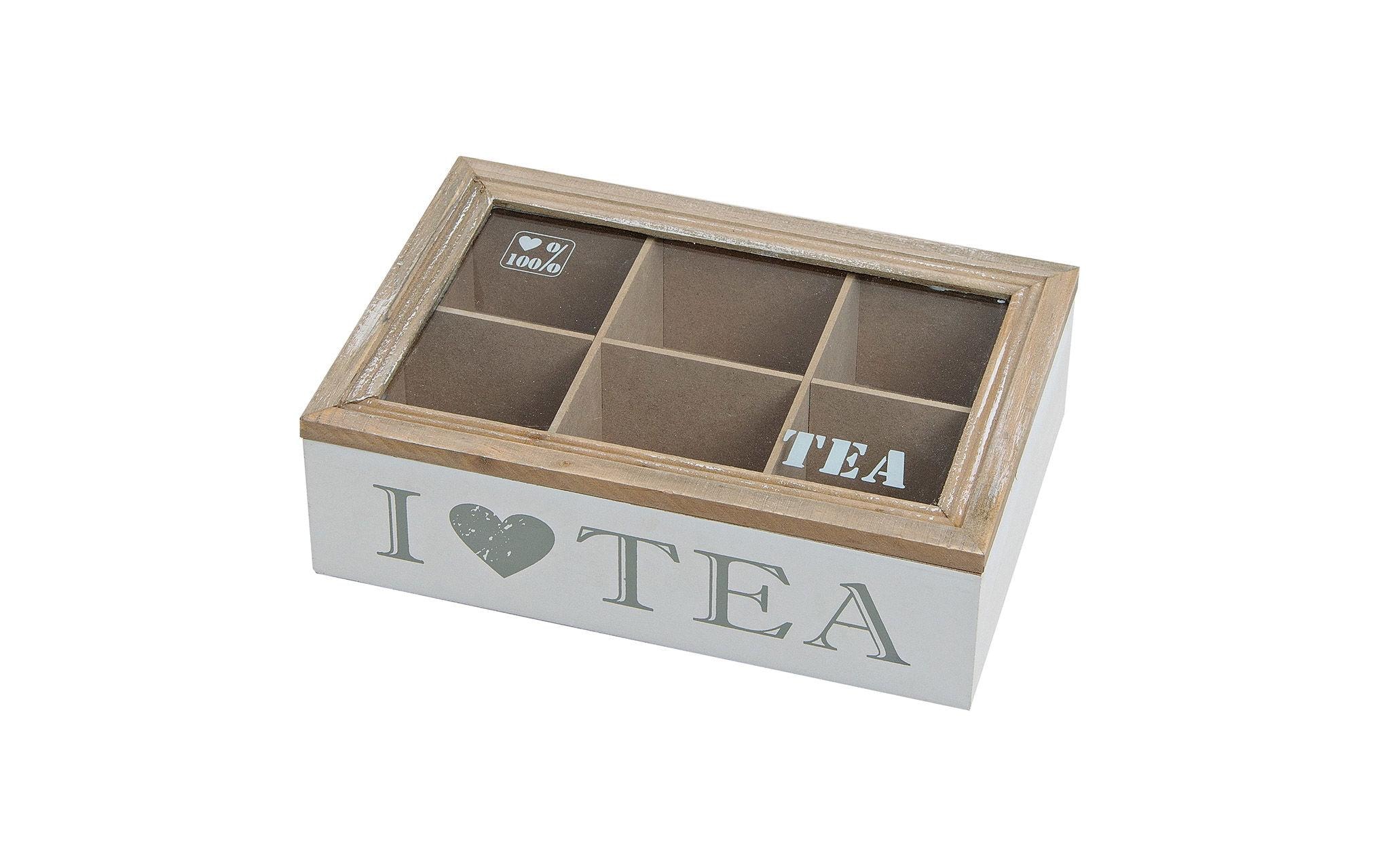 G.Wurm Teebteuelbox I Love Tea 23 x 15.5 x 7 cm