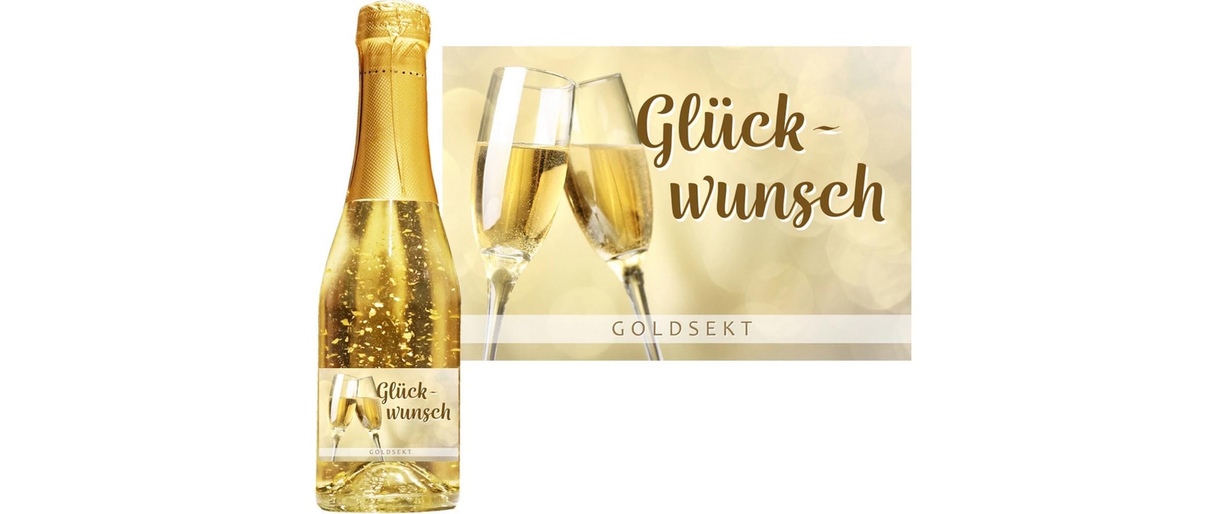 Trendcompany Sekt Glückwunsch, 2dl