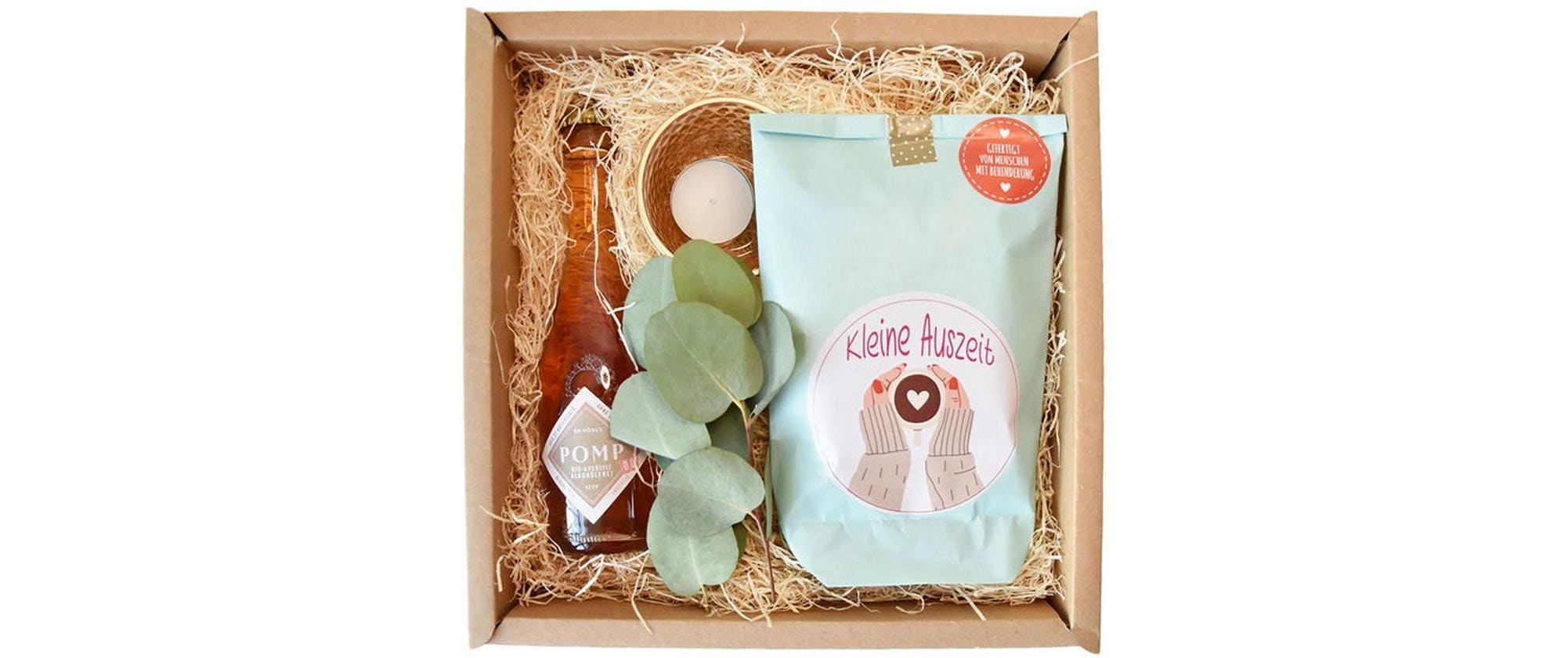 Wunderle Geschenkbox kleine Auszeit, 27.5x26.5x8cm