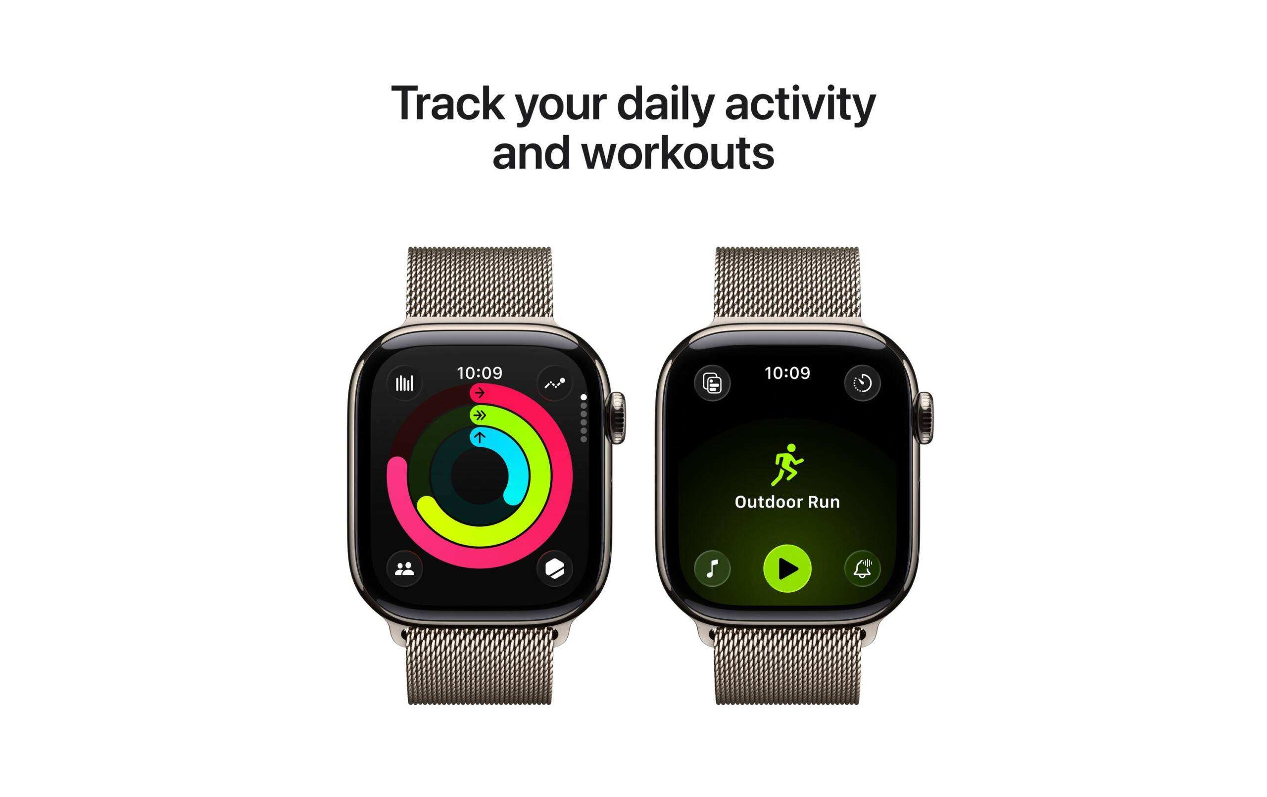 Apple, Watch Series 11 42 mm LTE Nat Titani mit Natural Milanese Loop – Bild 5