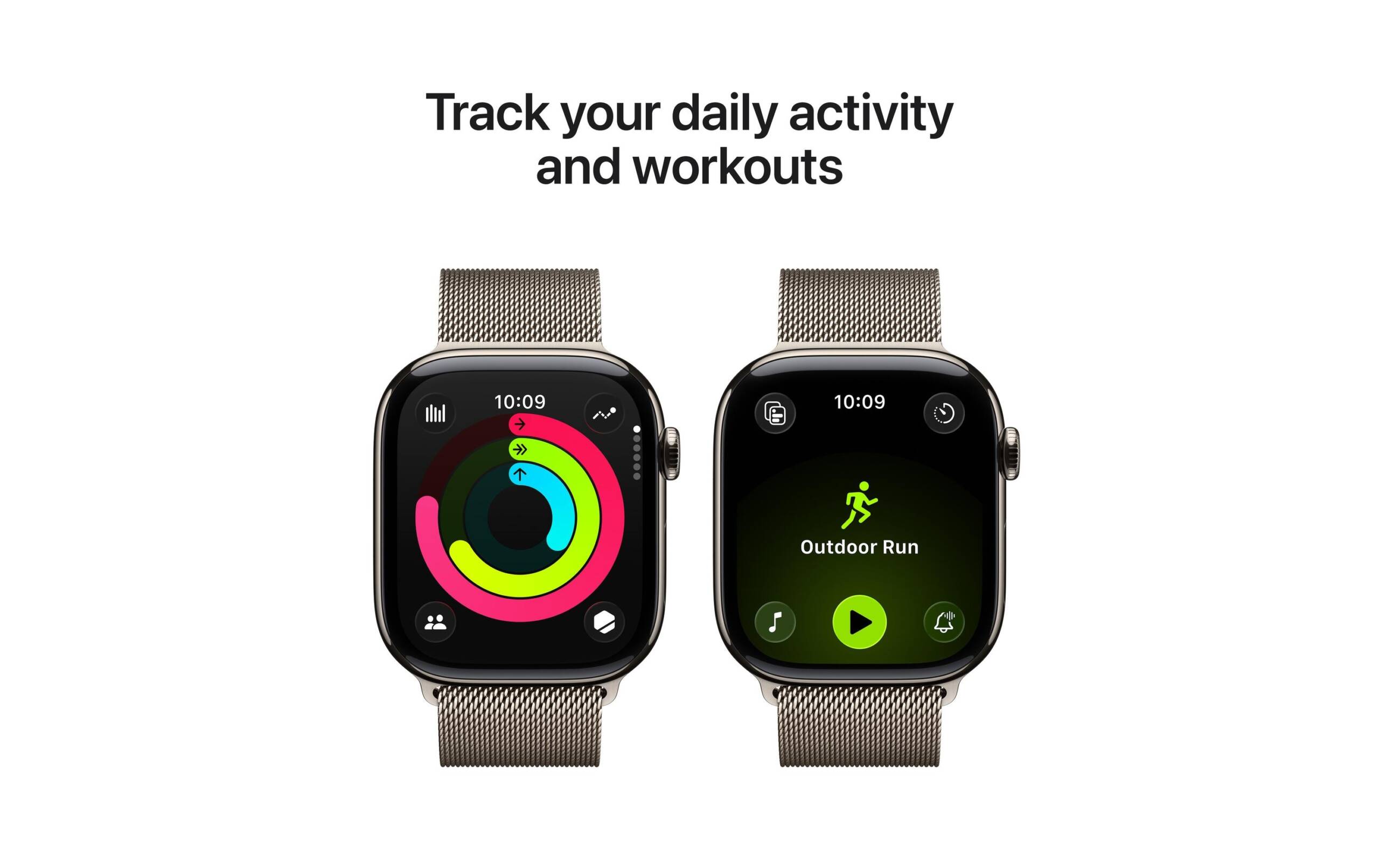 Apple, Watch Series 11 46 mm LTE Nat Titani mit Natural Milanese Loop - M/L – Bild 5