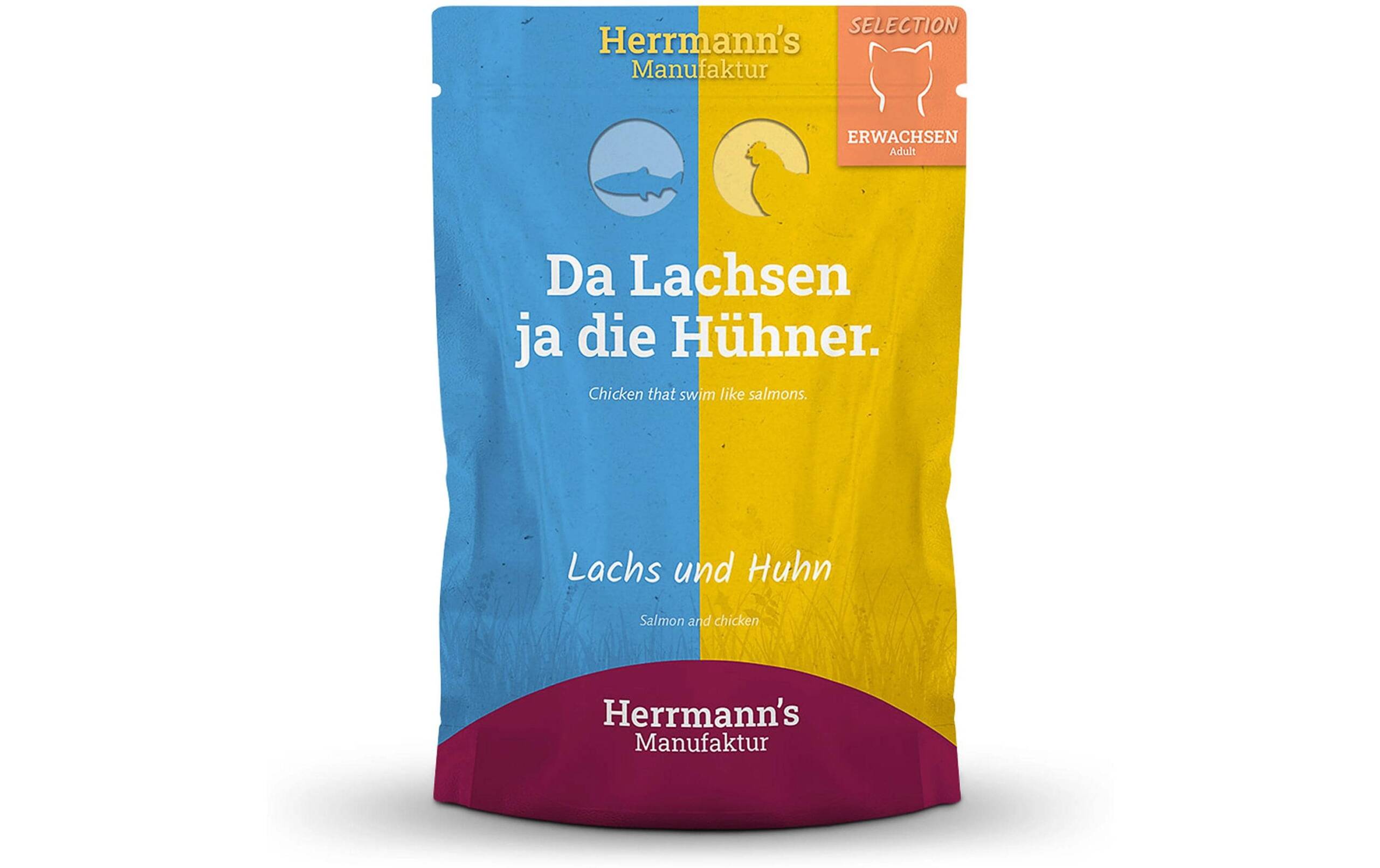 Herrmanns Lachs und Bio-Huhn 100g – Bild 2