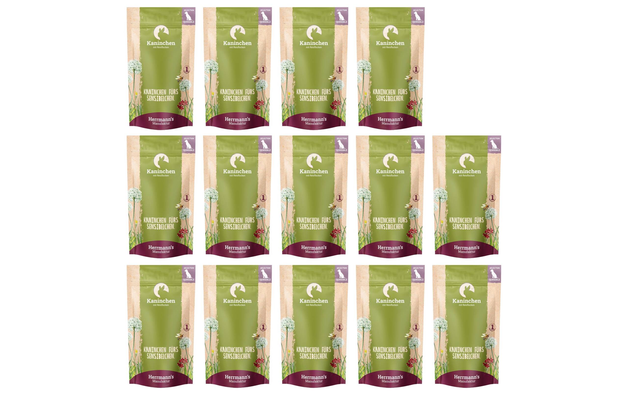 Herrmanns Kaninchen Sensible 14x150g KIT