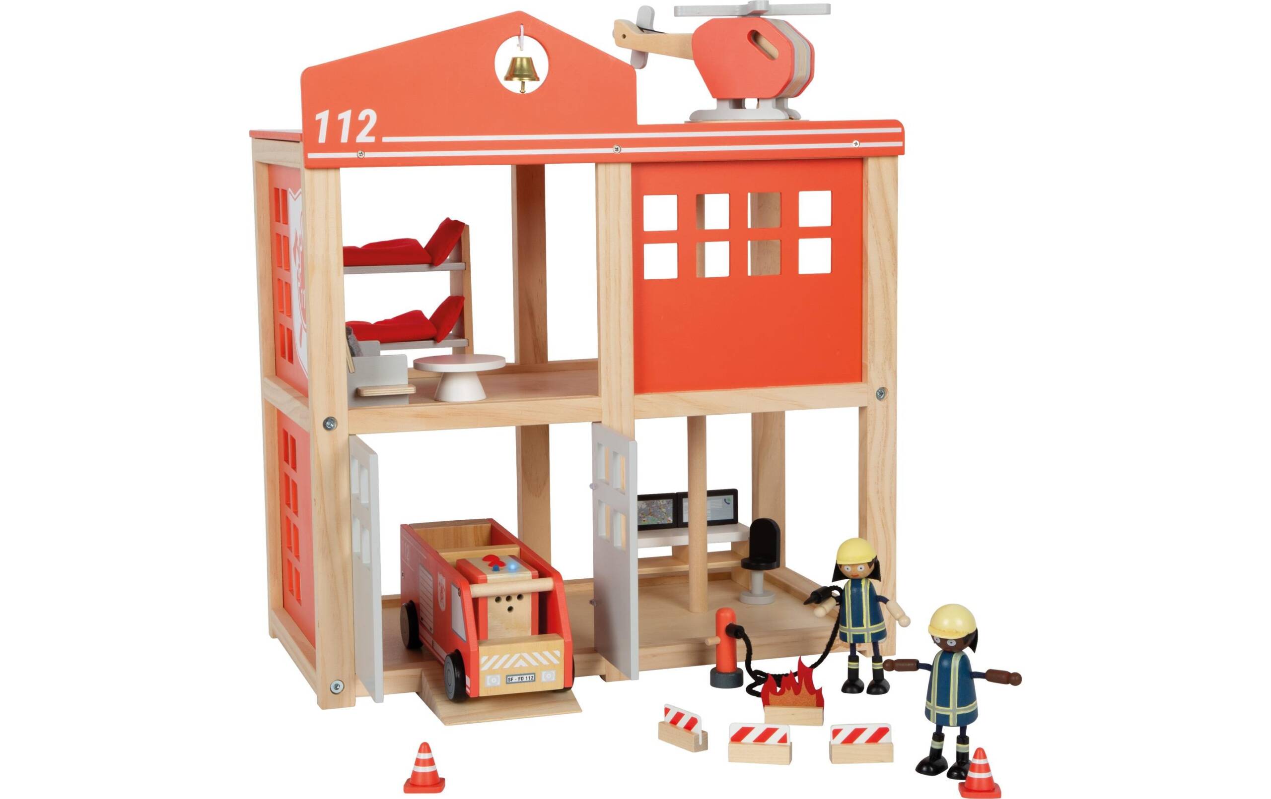 Grosse Feuerwache mit Zubehör