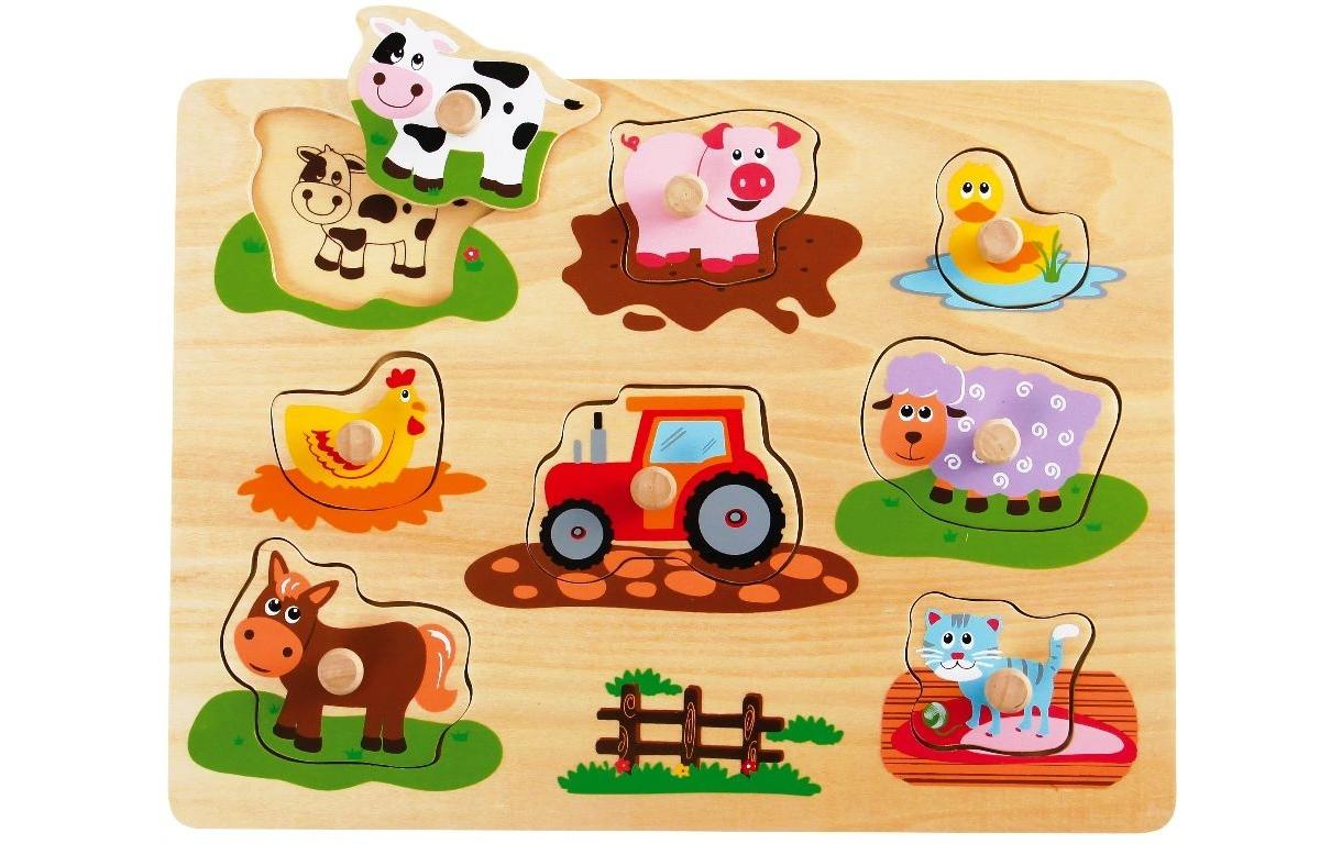 Puzzle Tiere mit Griffli