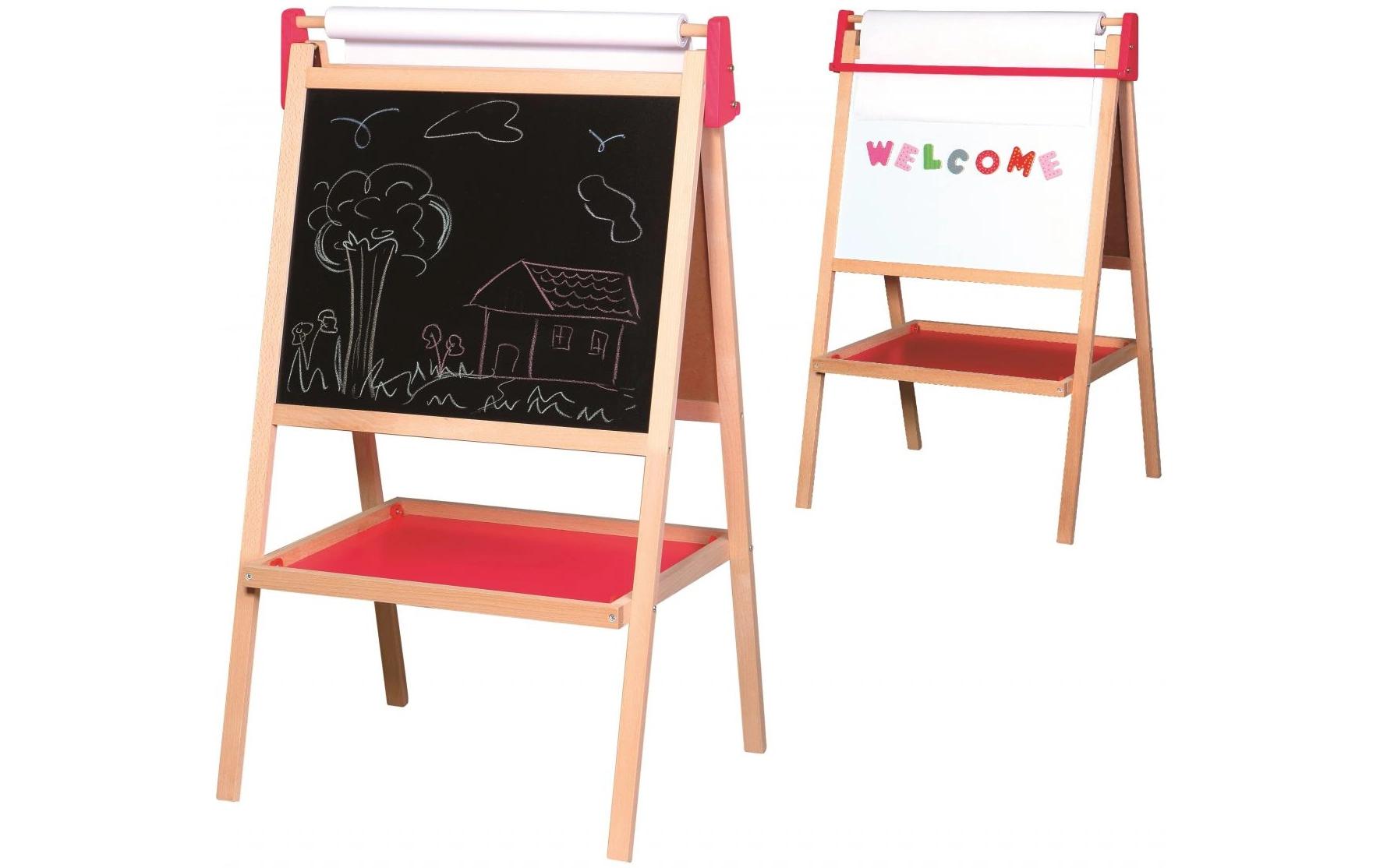 Standtafel magnetisch mit Papier + Kreiden