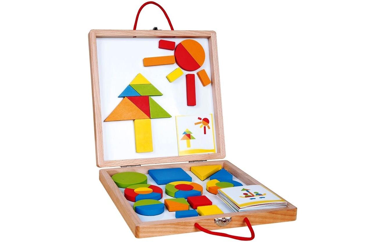 Magnetspiel mit Vorlagen in Box