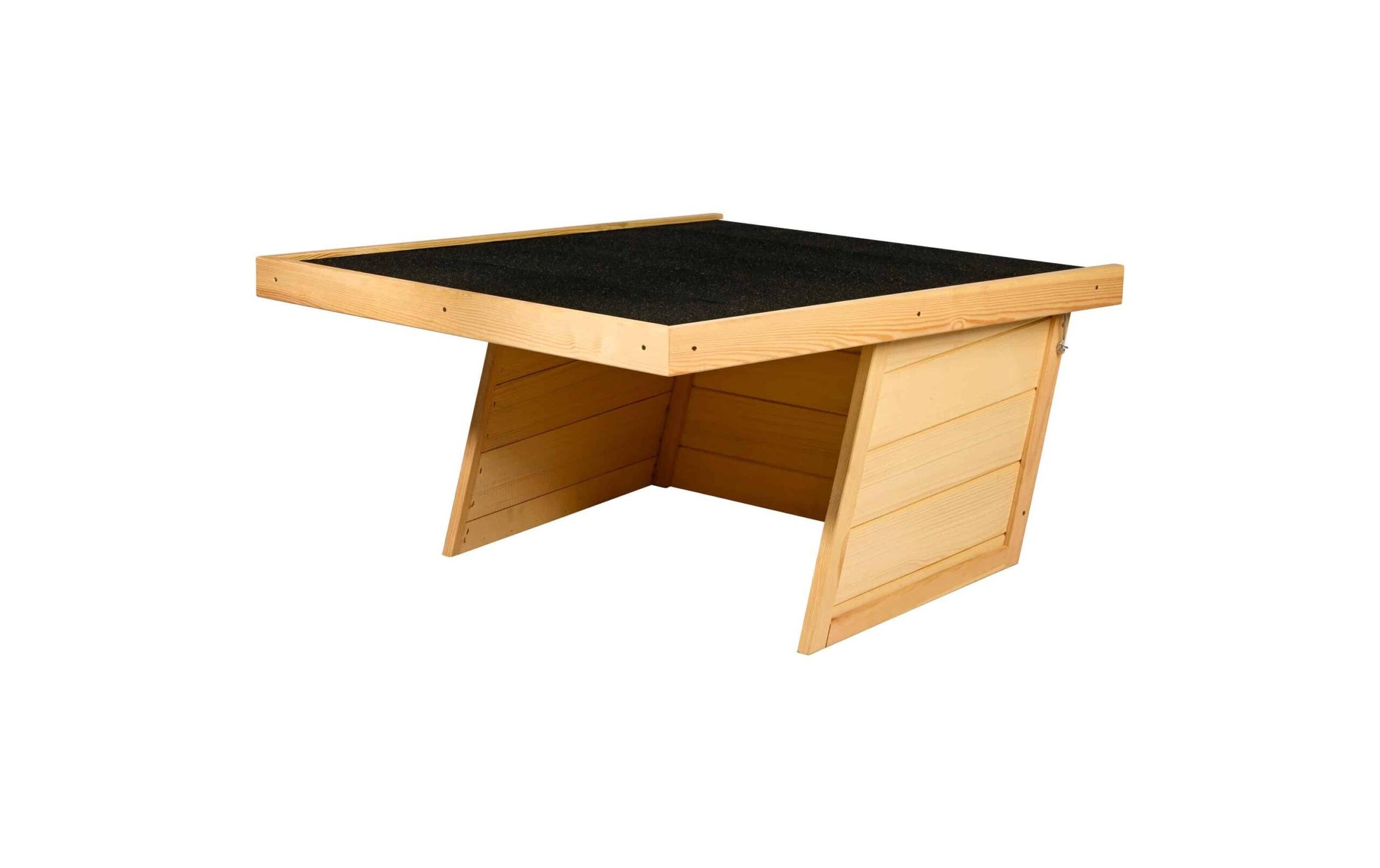 Mährobotergarage Suburb I Flachdach, aus Holz Natur