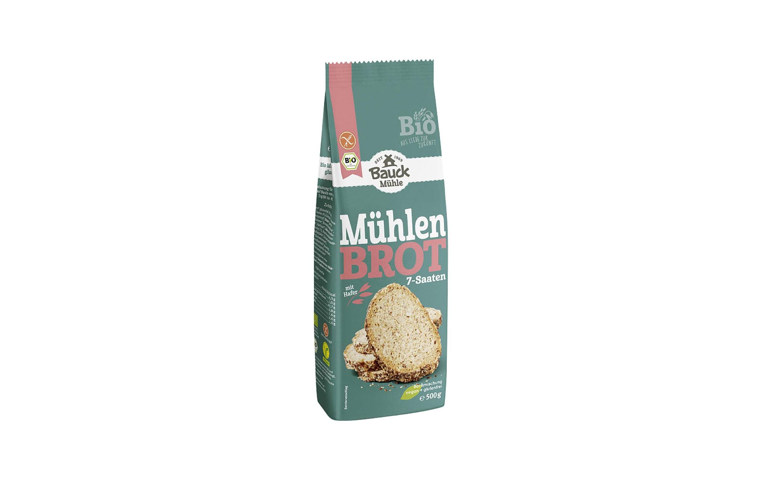 Mühlenbrot, 7-Saaten, glutenfrei 500 g