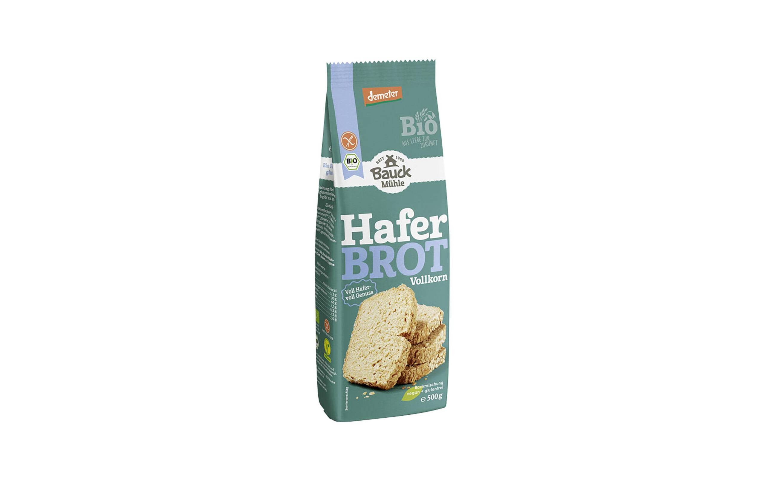 Brotbackmischung Haferbrot, glutenfrei 500 g