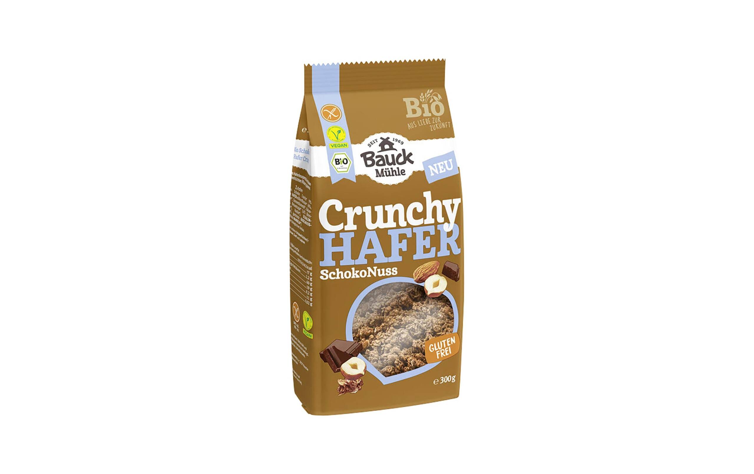 Hafer Crunchy Schoko Nuss glutenfrei 300 g