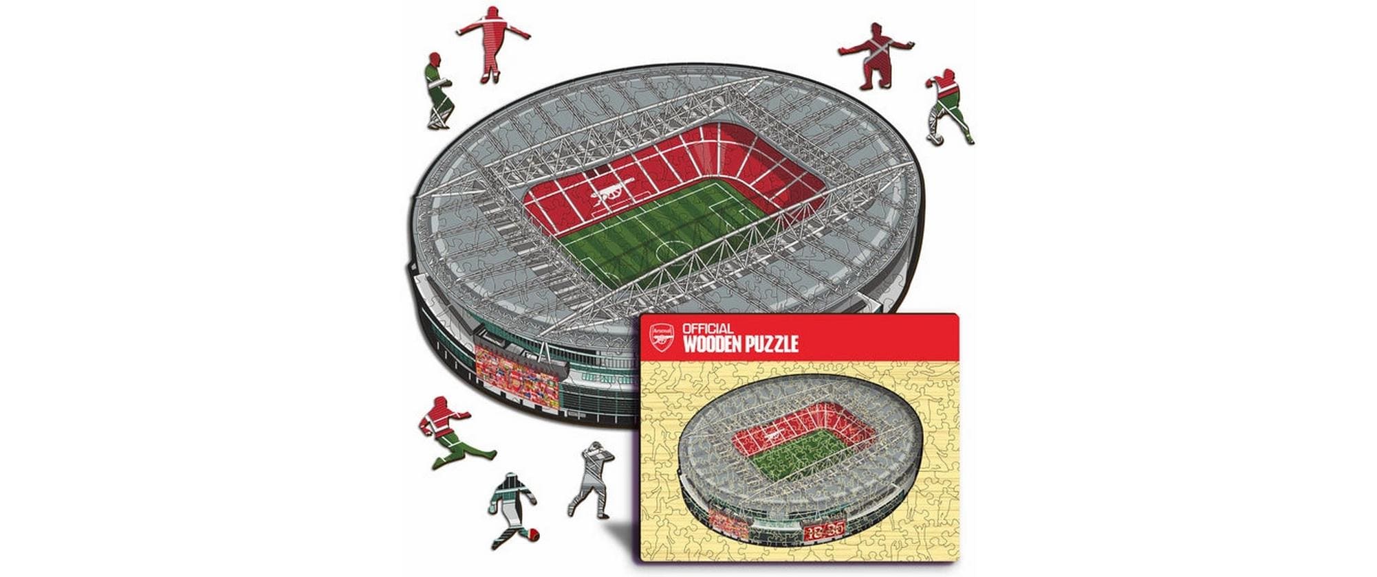 Arsenal FC - Emirates Stadium Holz Puzzle Grösse S (150 Teile)