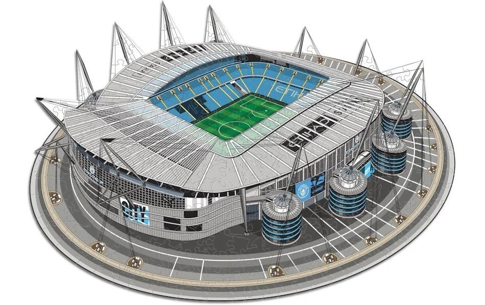Man City FC - Etihad Stadium Holz Puzzle Grösse S (150 Teile)