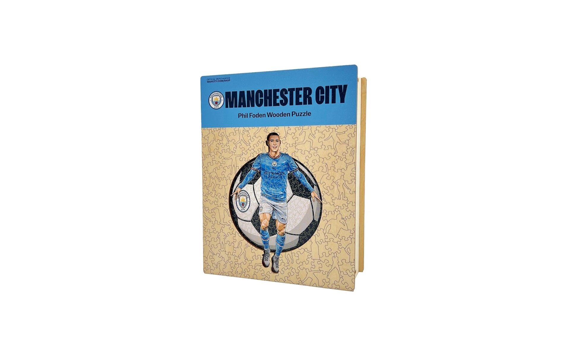 Man City FC - Phil Foden Holz Puzzle Grösse S (150 Teile)