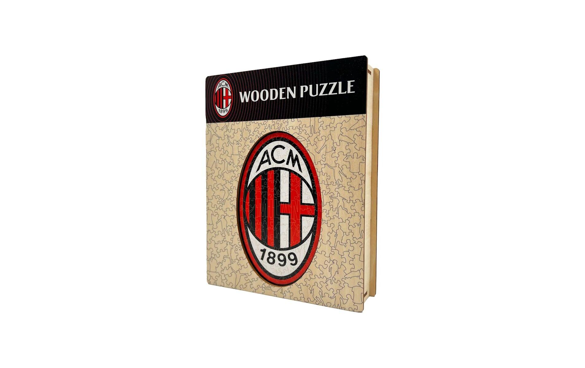 AC Milan - Logo Holz Puzzle Grösse S (150 Teile)