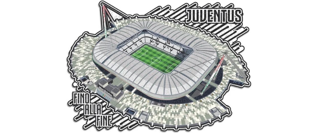 Juventus FC - Allianz Stadium Holz Puzzle Grösse S (150 Teile)