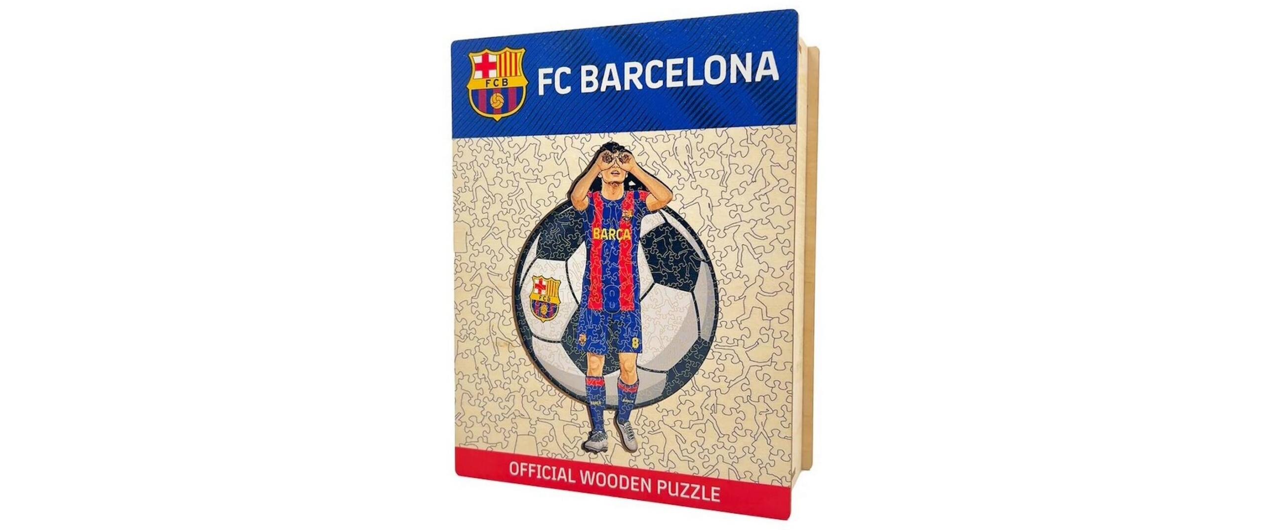 FC Barcelona - Pedri Holz Puzzle Grösse S (150 Teile)