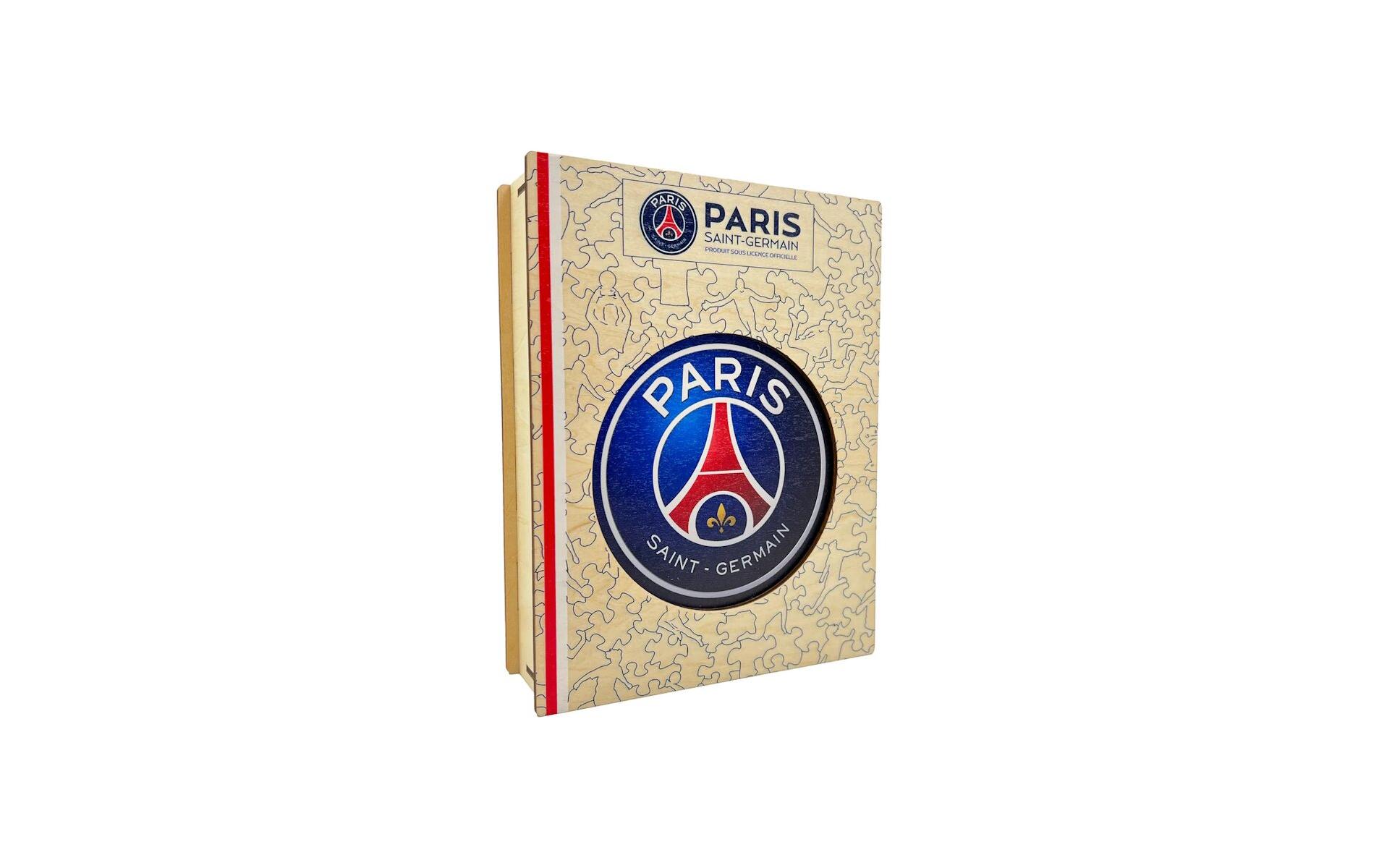 PSG FC - Logo Holz Puzzle Grösse S (150 Teile)