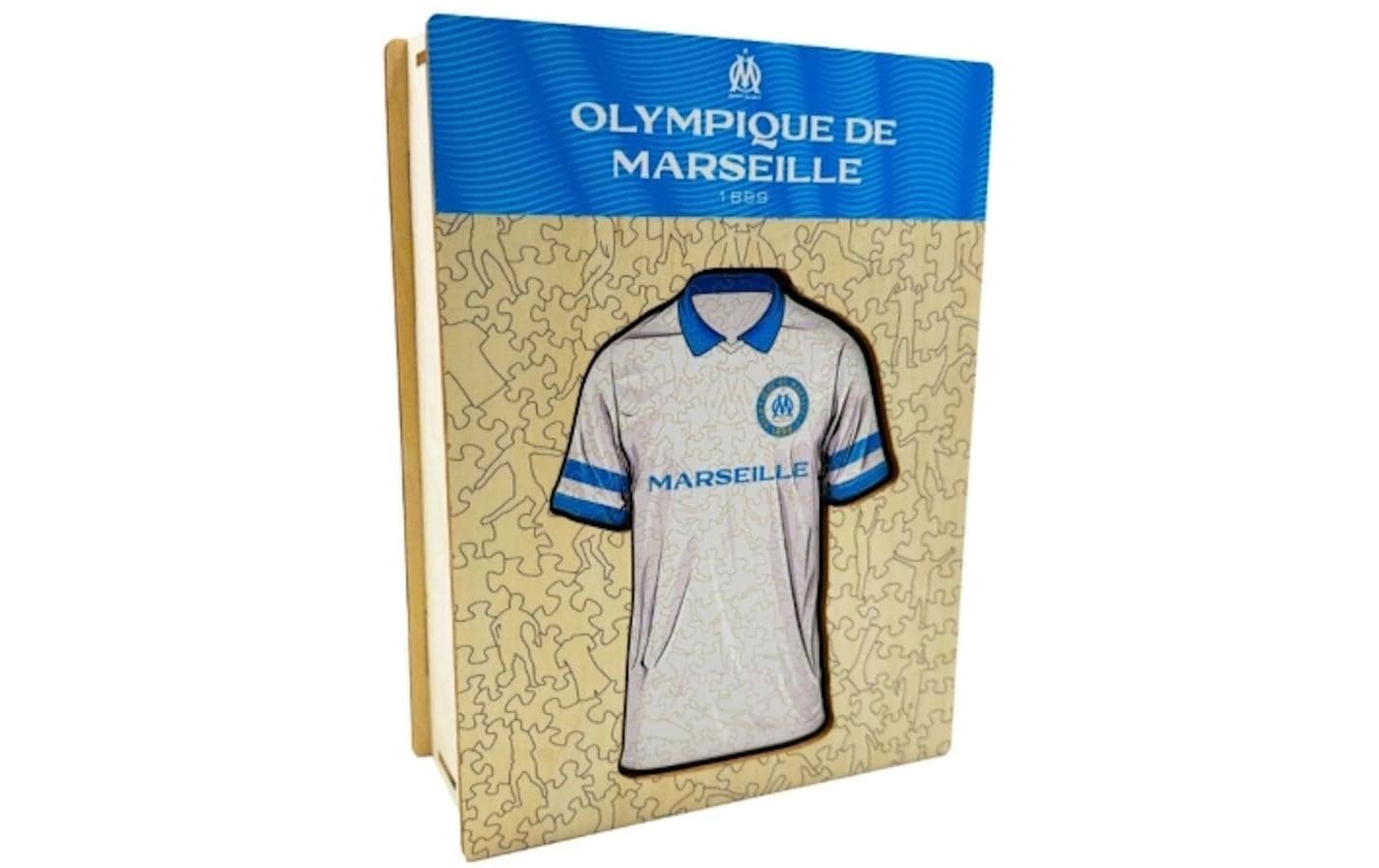 Olympique Marseille - Trikot Holz Puzzle Grösse S (150 Teile)