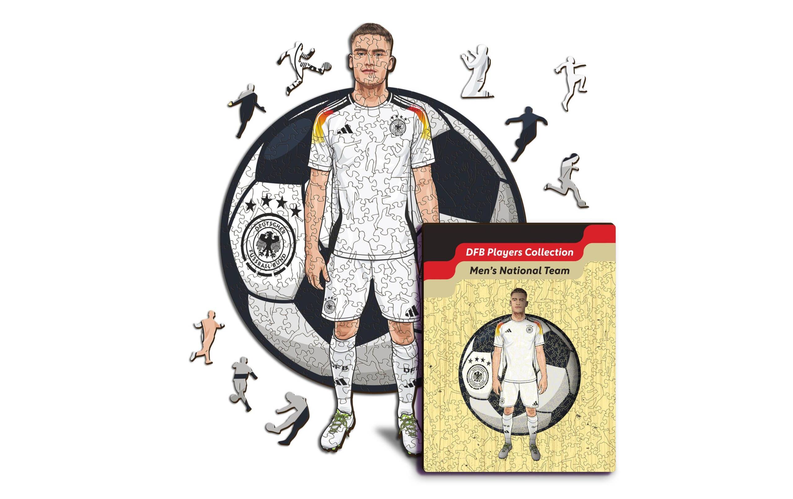 Florian Wirz (Deutsche Nationalmann.) Holz Puzzle Grösse S (150 Teile)