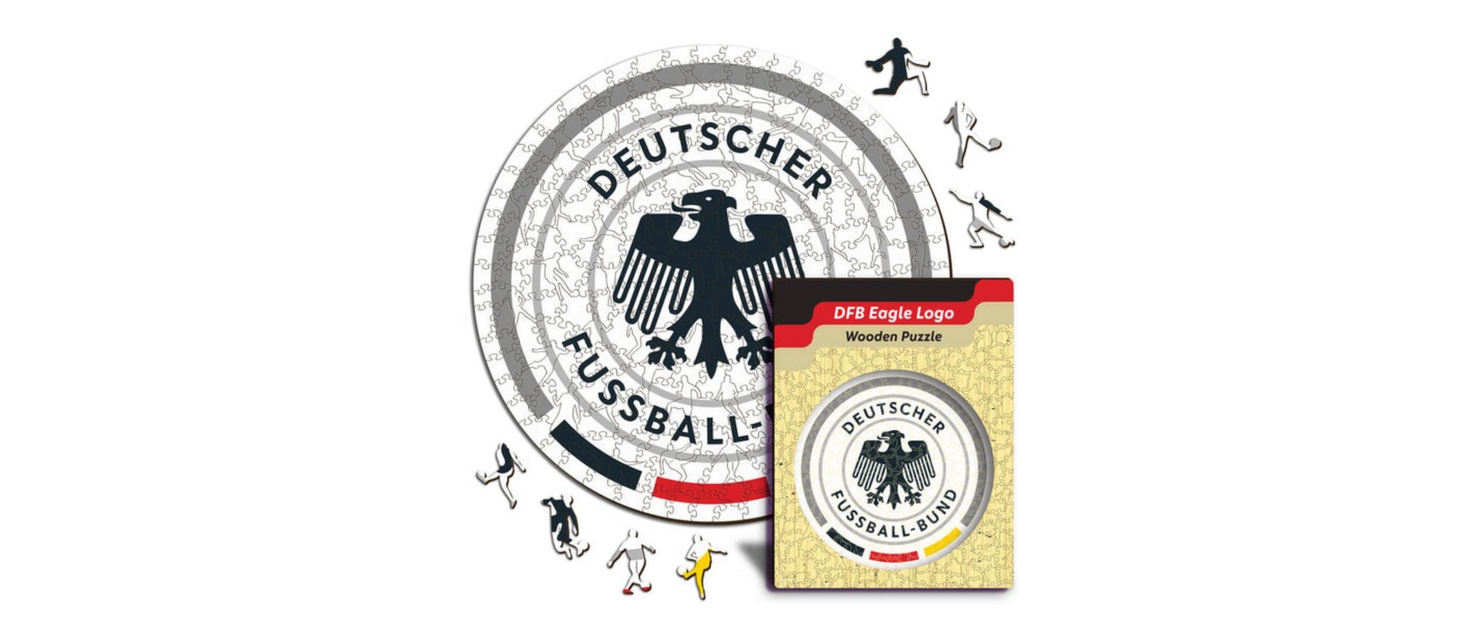 Deutscher Fussball-Bund (DFB) - Logo Holz Puzzle Grösse S (150 Teile)